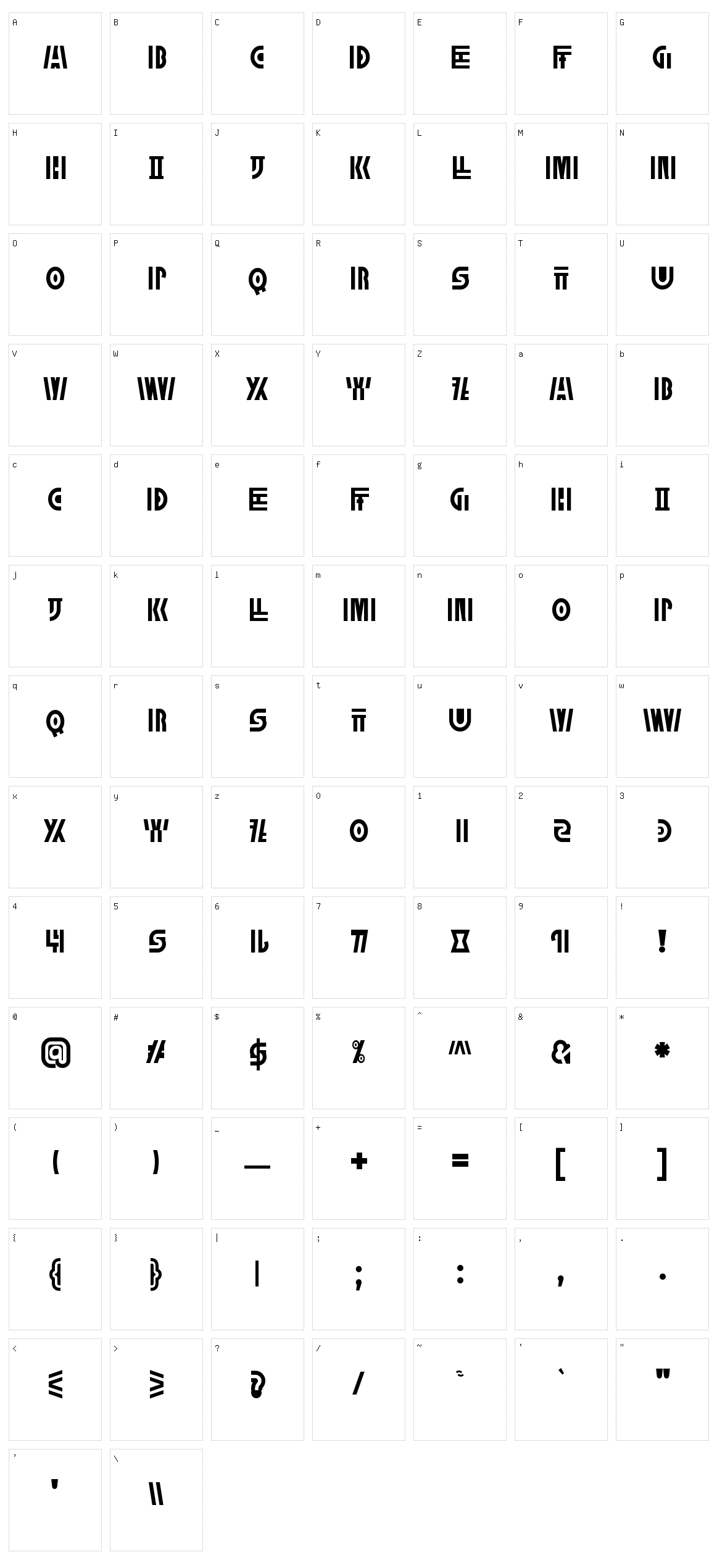 Mega Dose Character Set