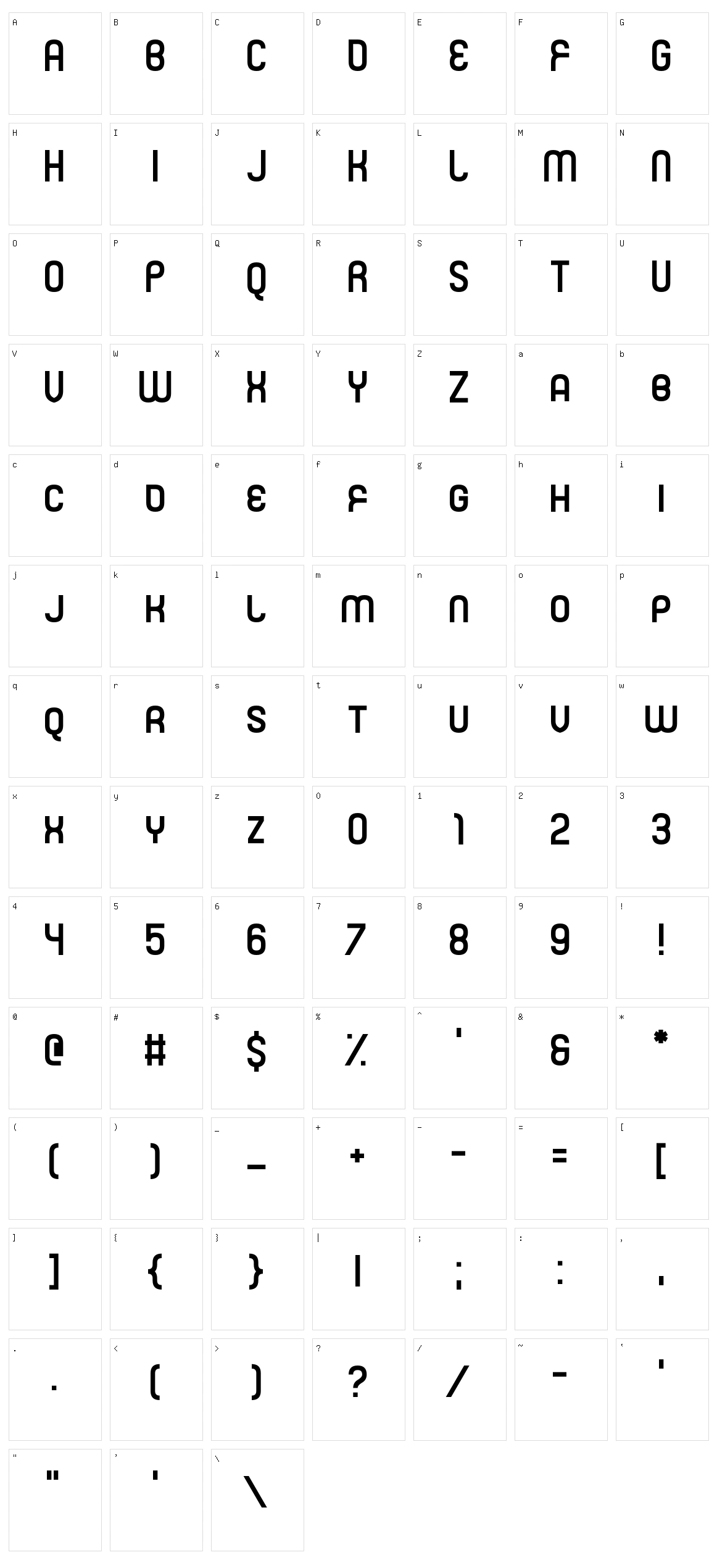 Mister Fisher Character Set