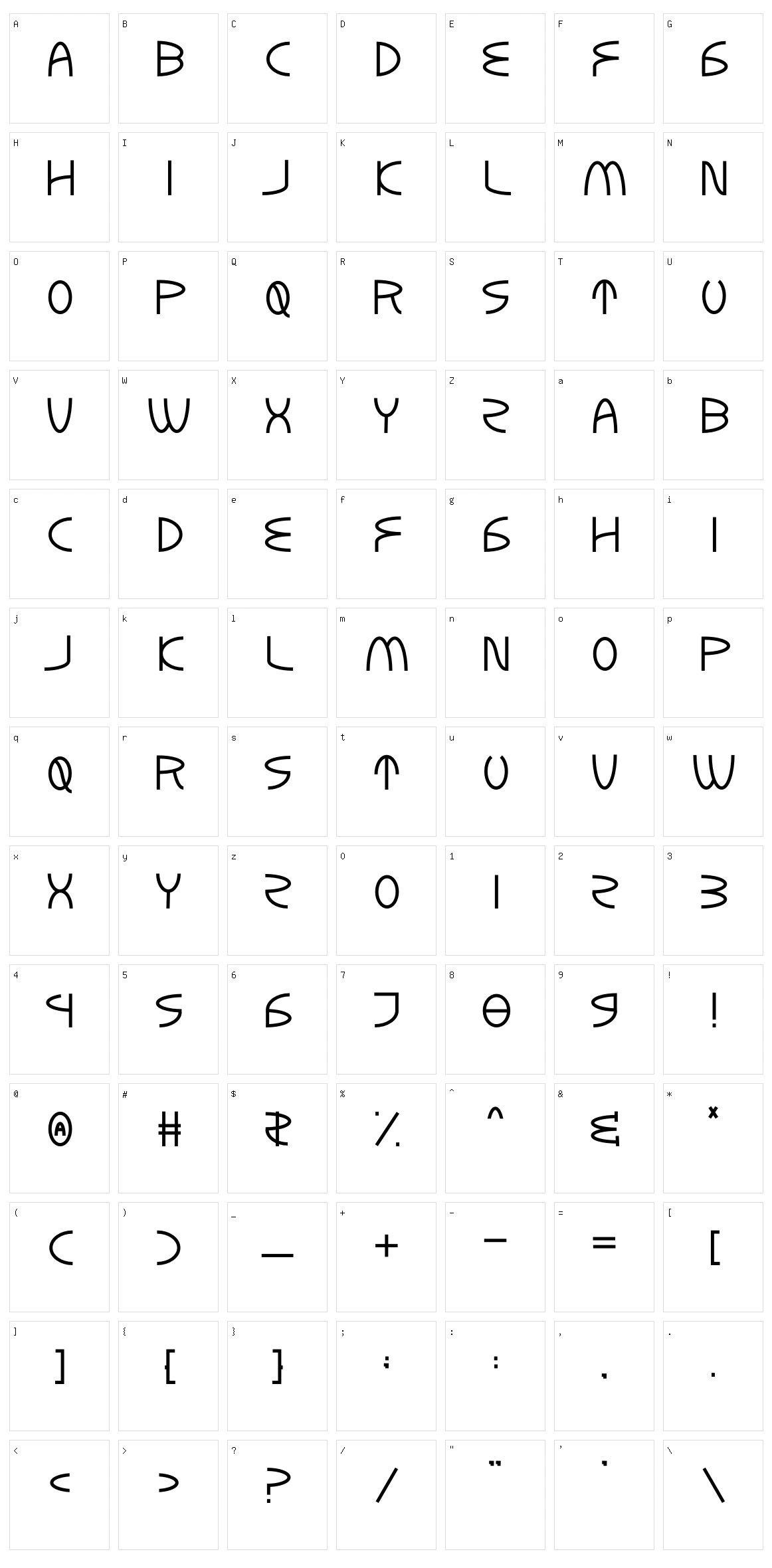 Mixqueen Character Set