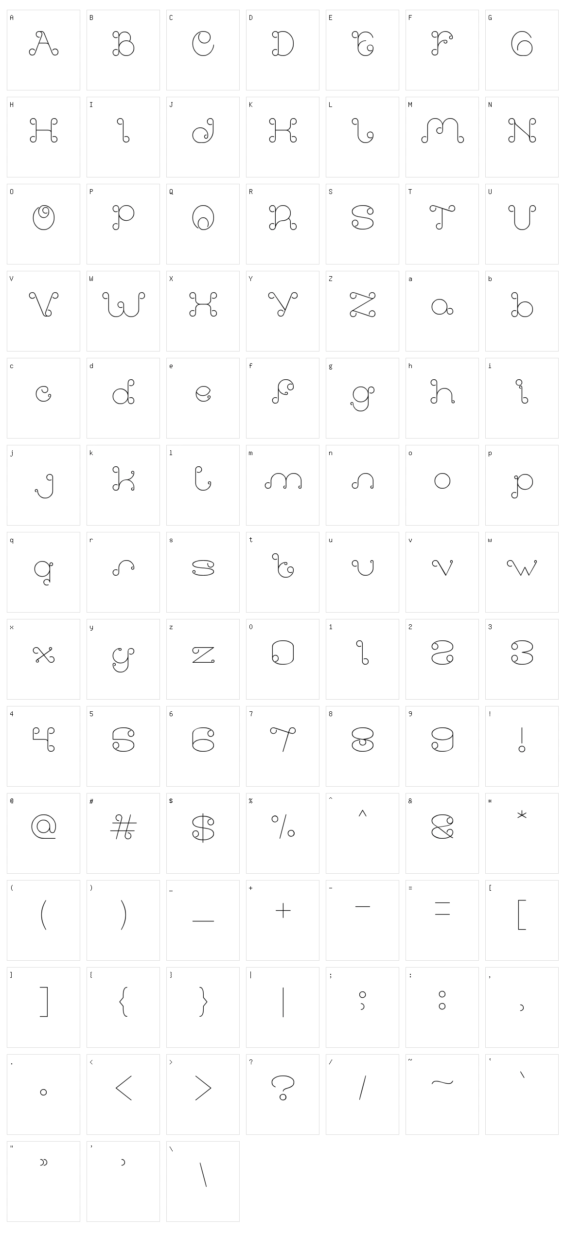 Modern Aristrocrat Character Set