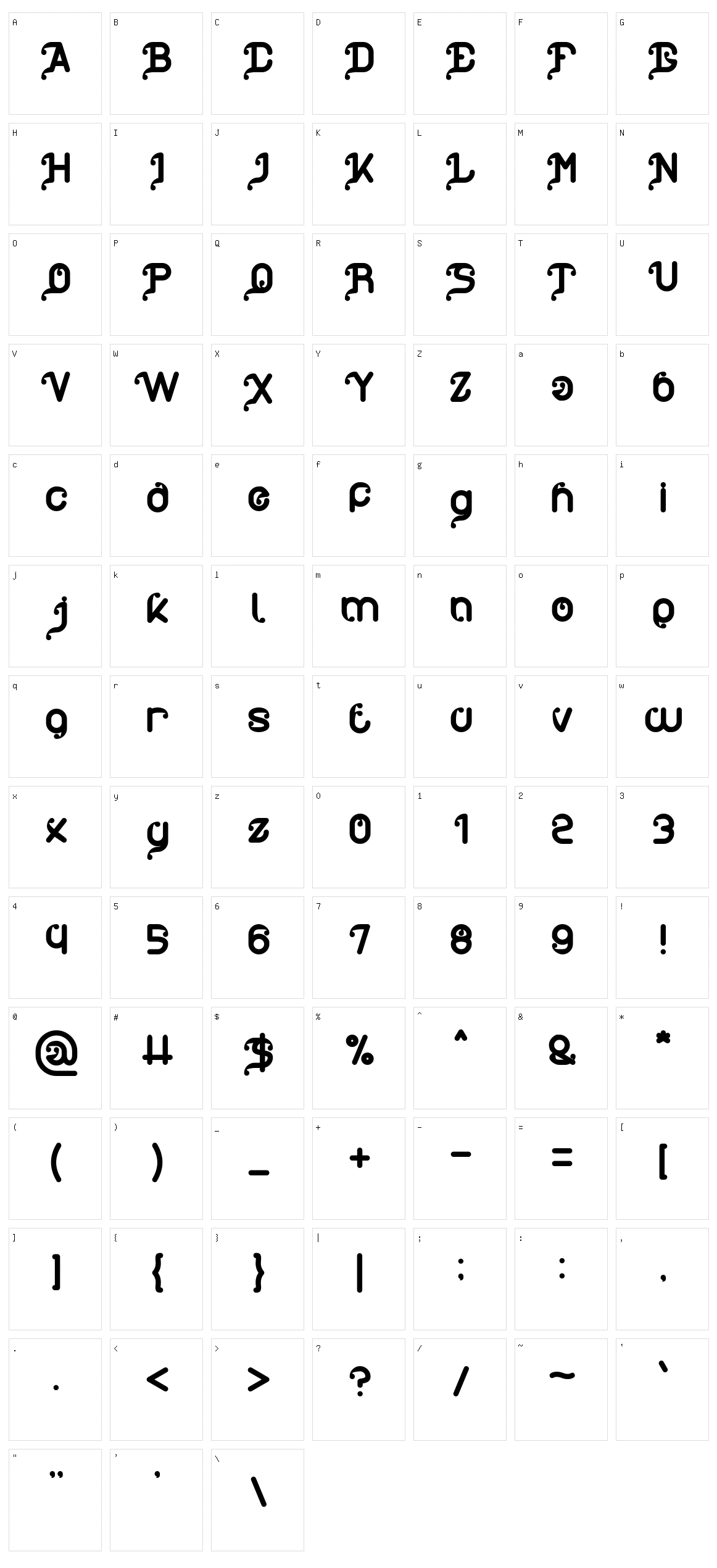 My Heart Character Set