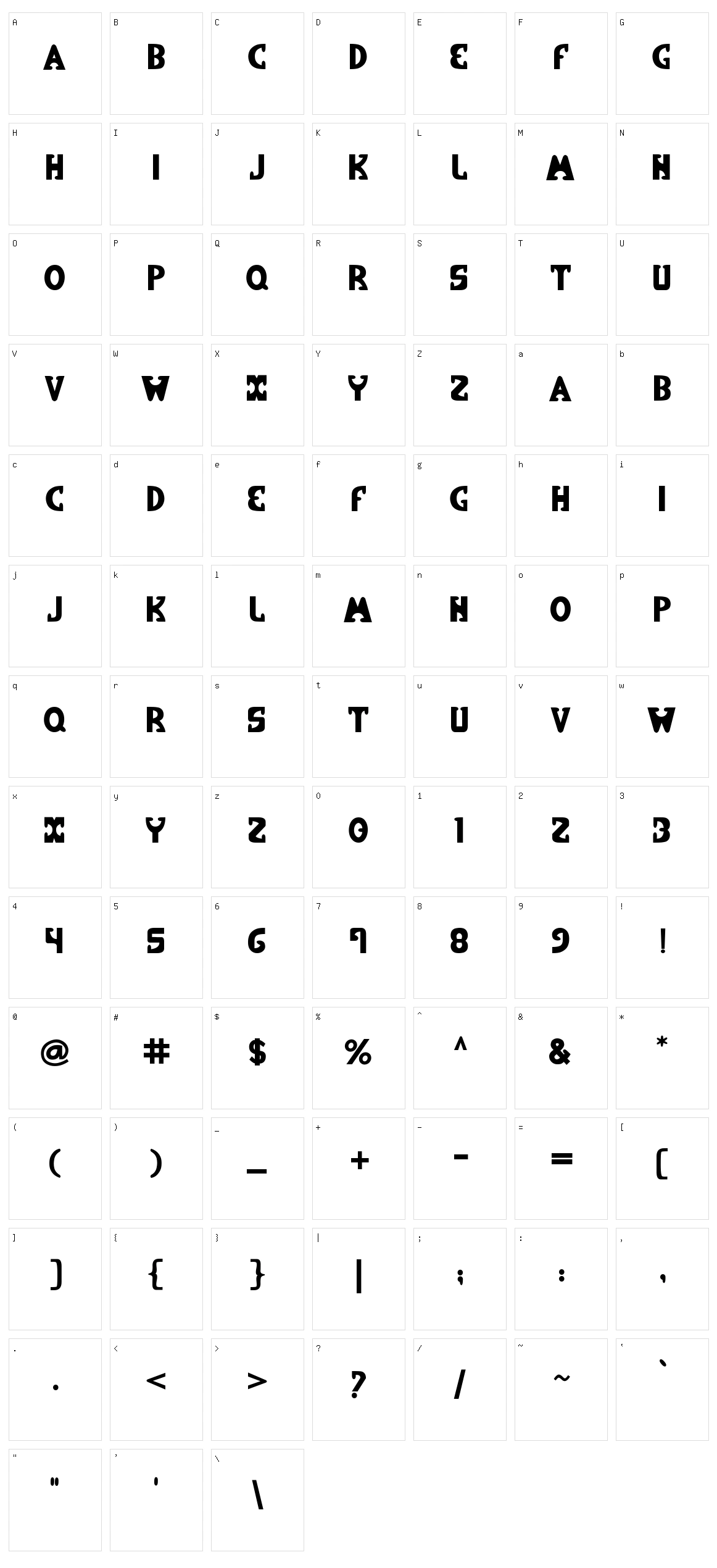 Nails & Hammer Character Set