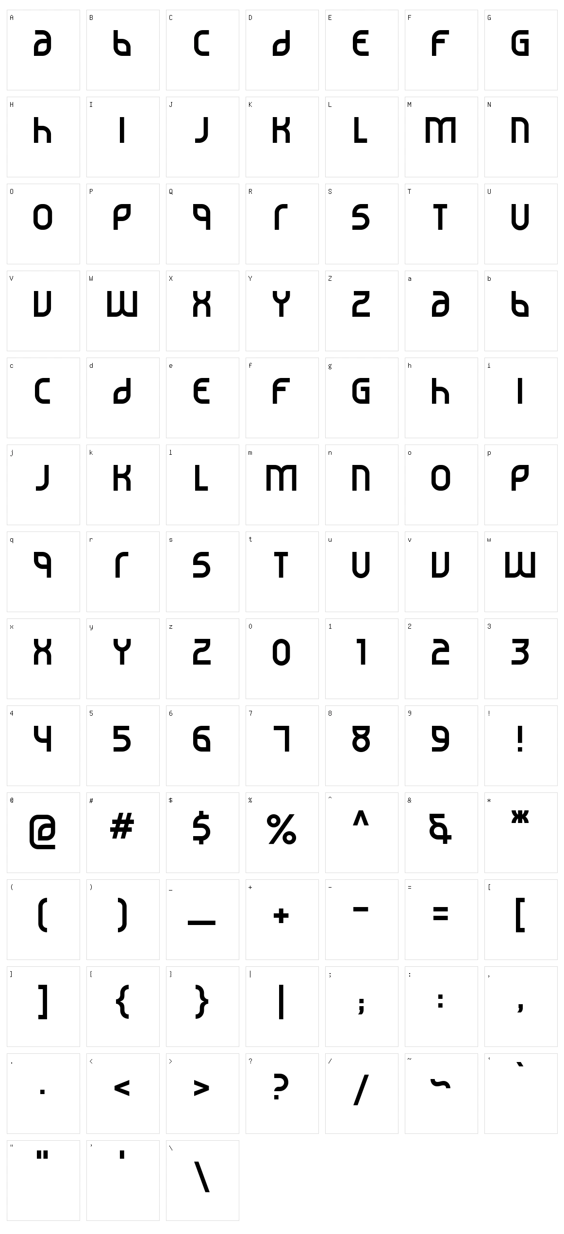 Noviembre 29 Character Set