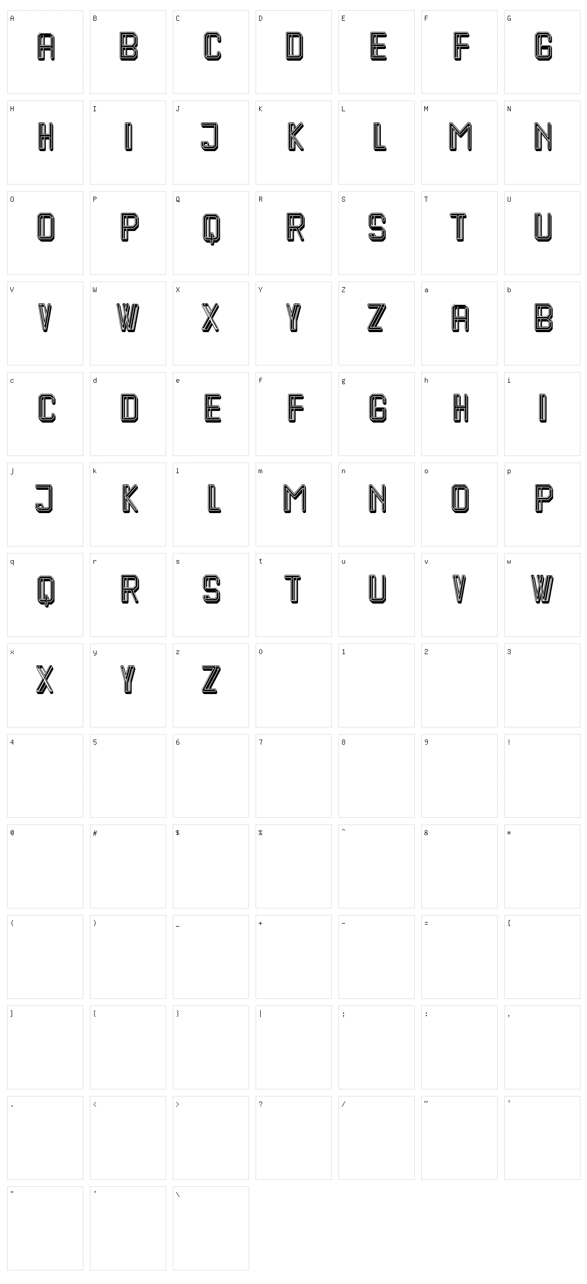 Operal Character Set