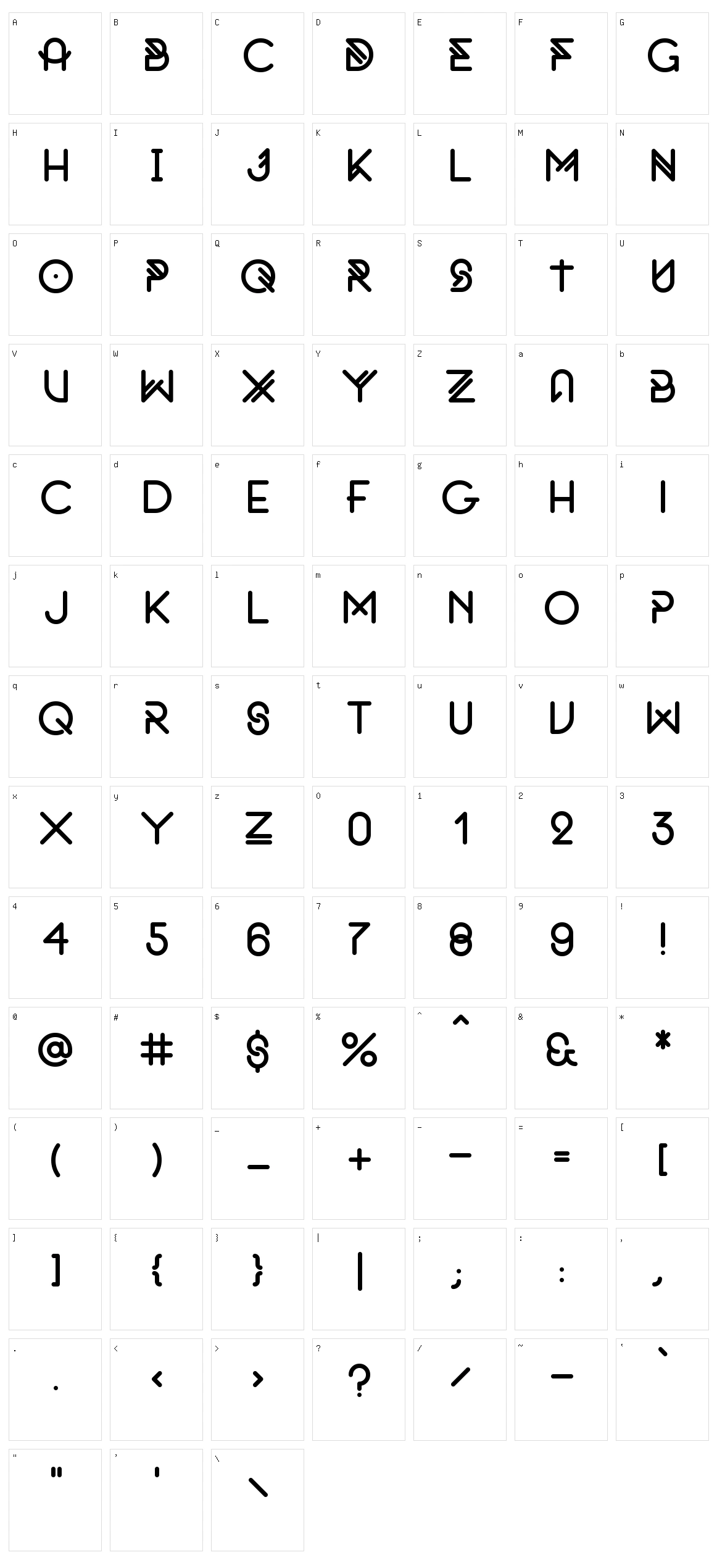 Original Character Set