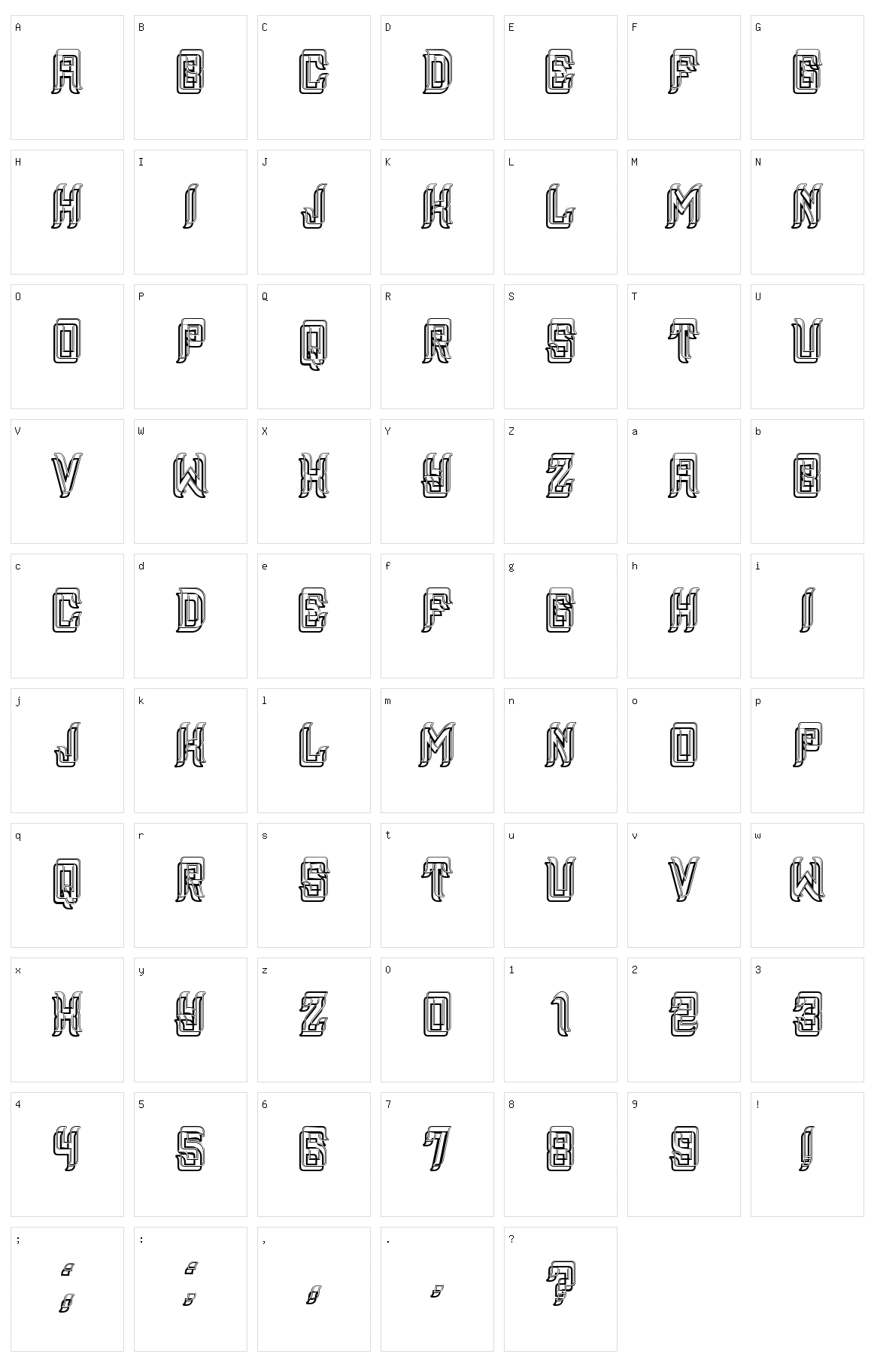 Osteology Character Set