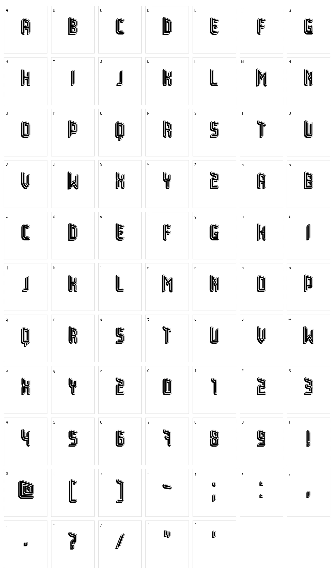 Pagbalik Character Set