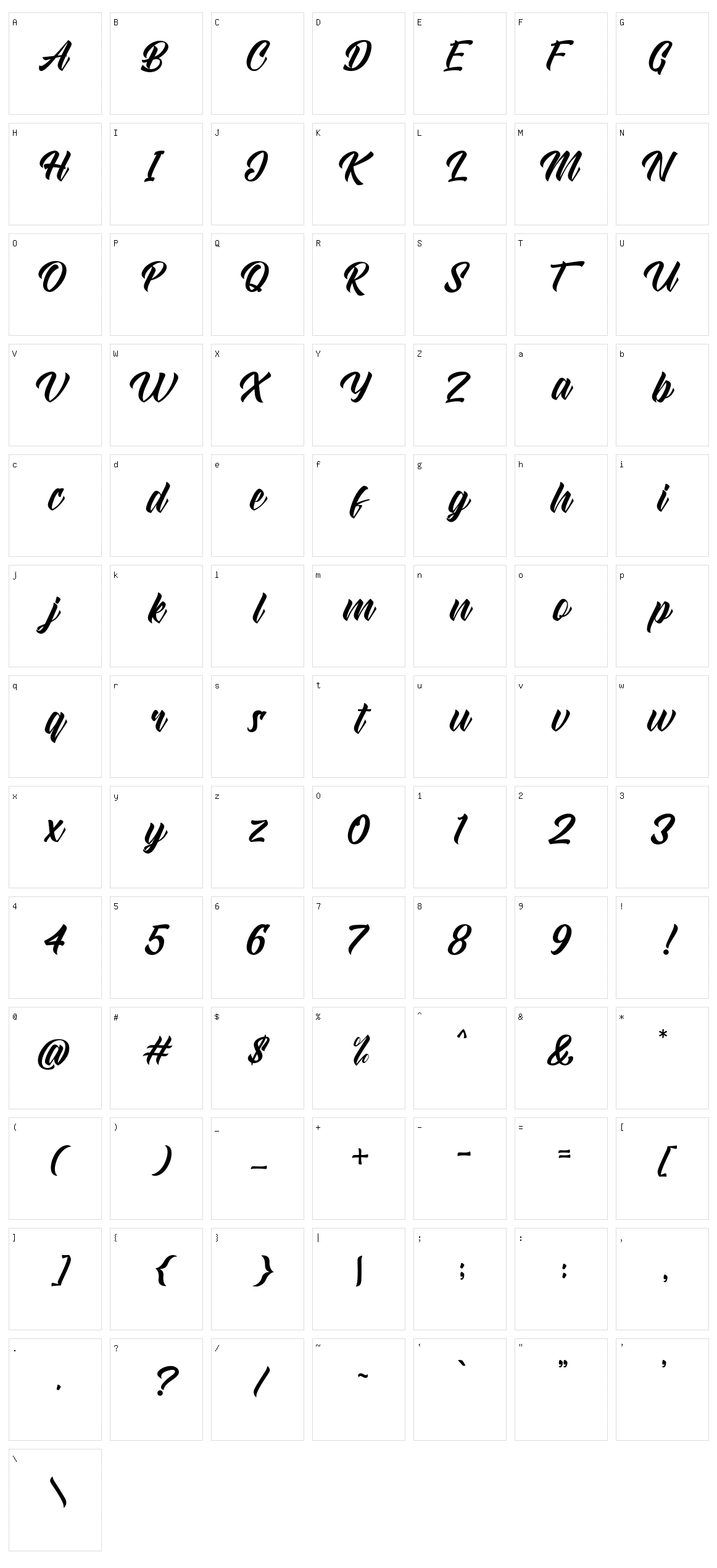 Straight Ahead Character Set