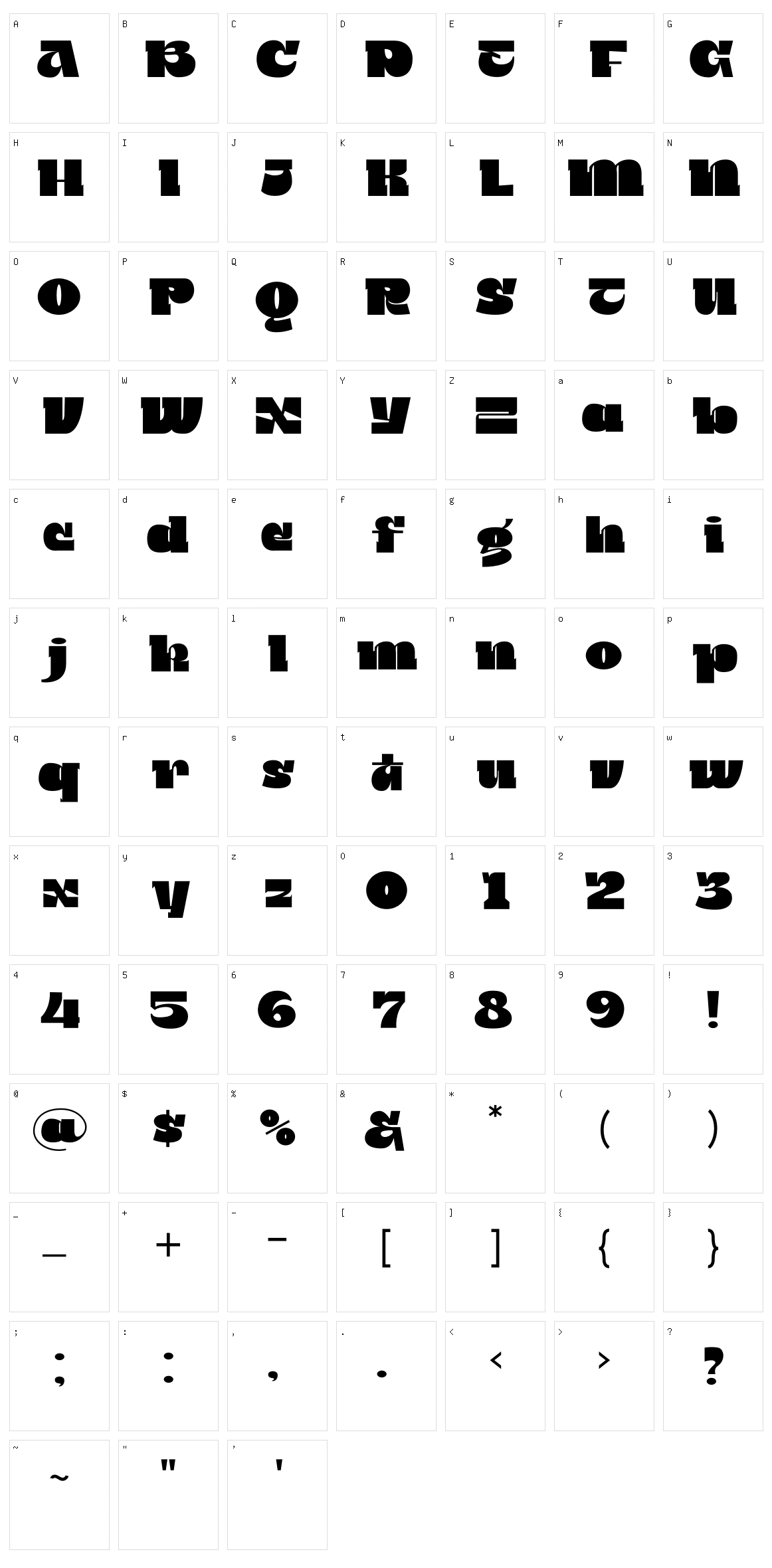 Phantom Horseman Character Set