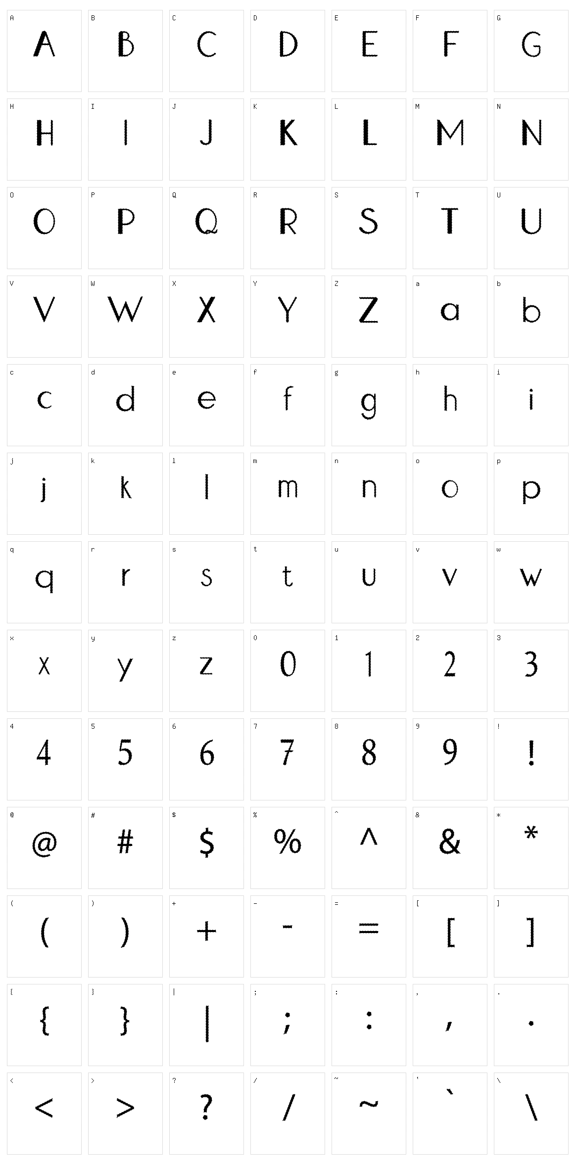 Prickly Cactus Character Set