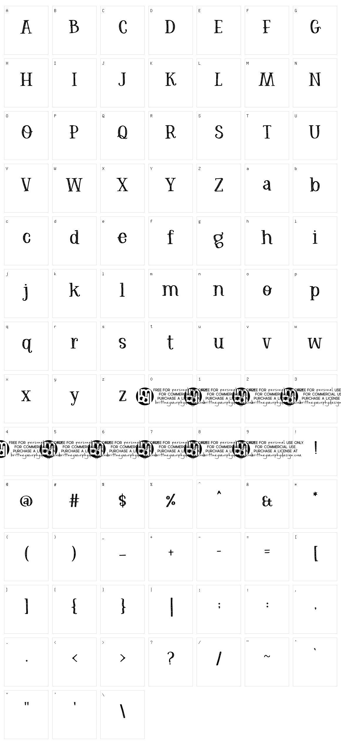 Rhaegarwood Stamp Character Set