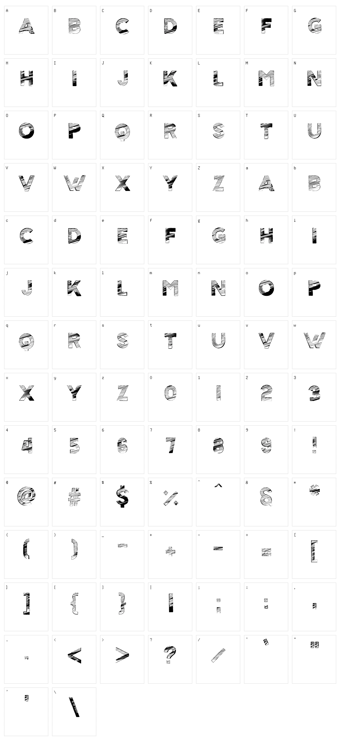 Scolarship Character Set