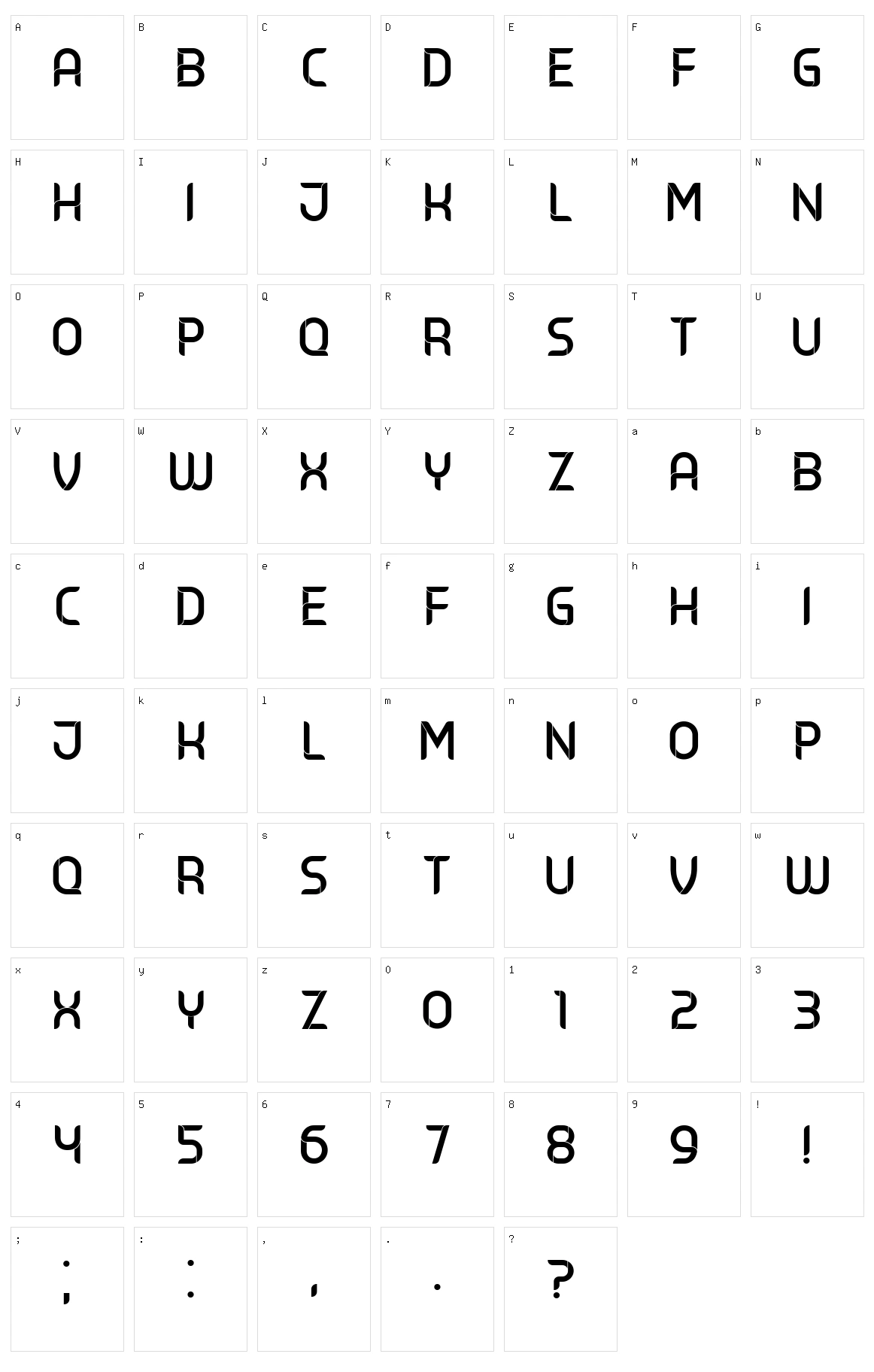 Serbia Character Set