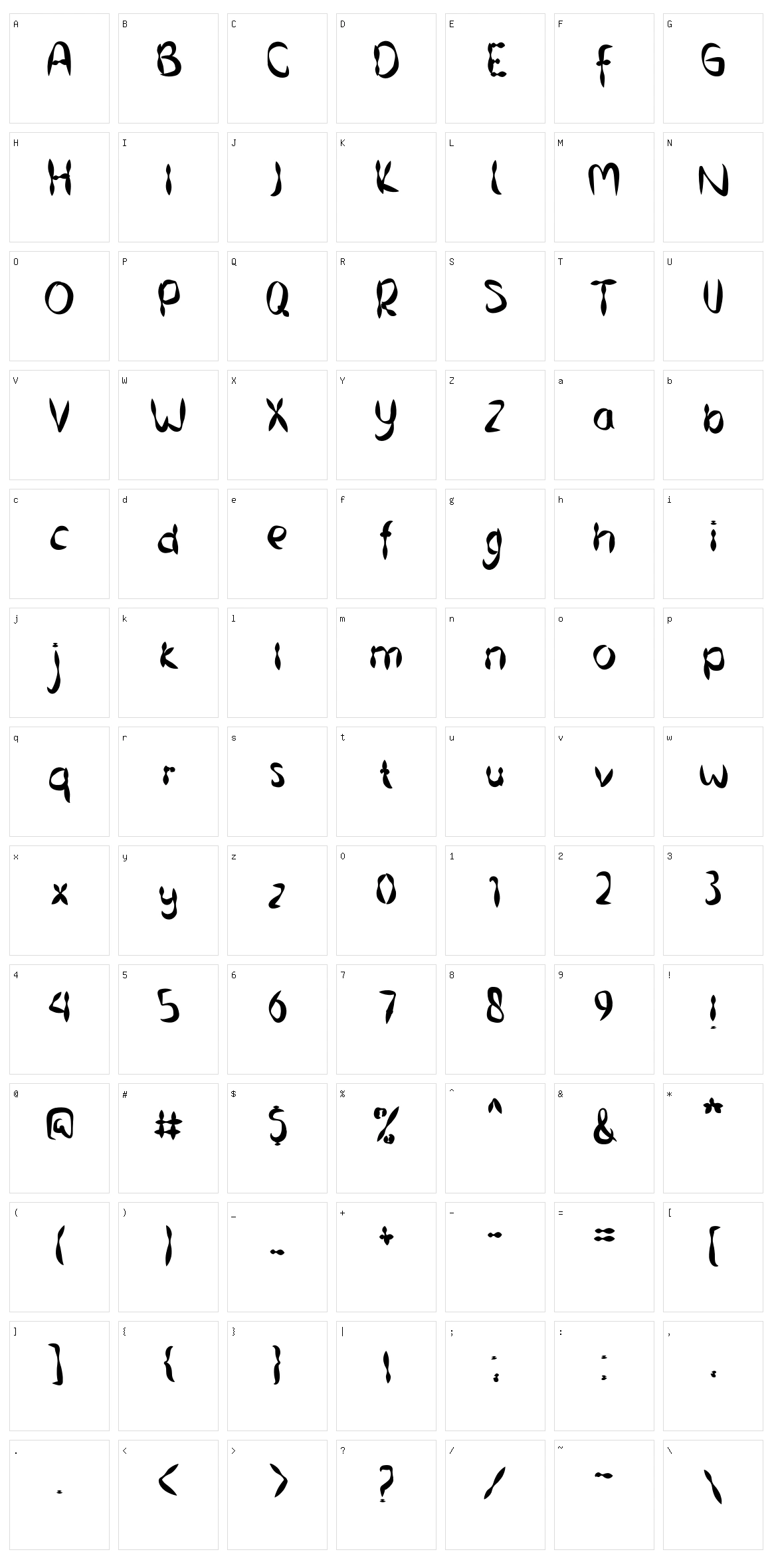 Skull Shuit Character Set