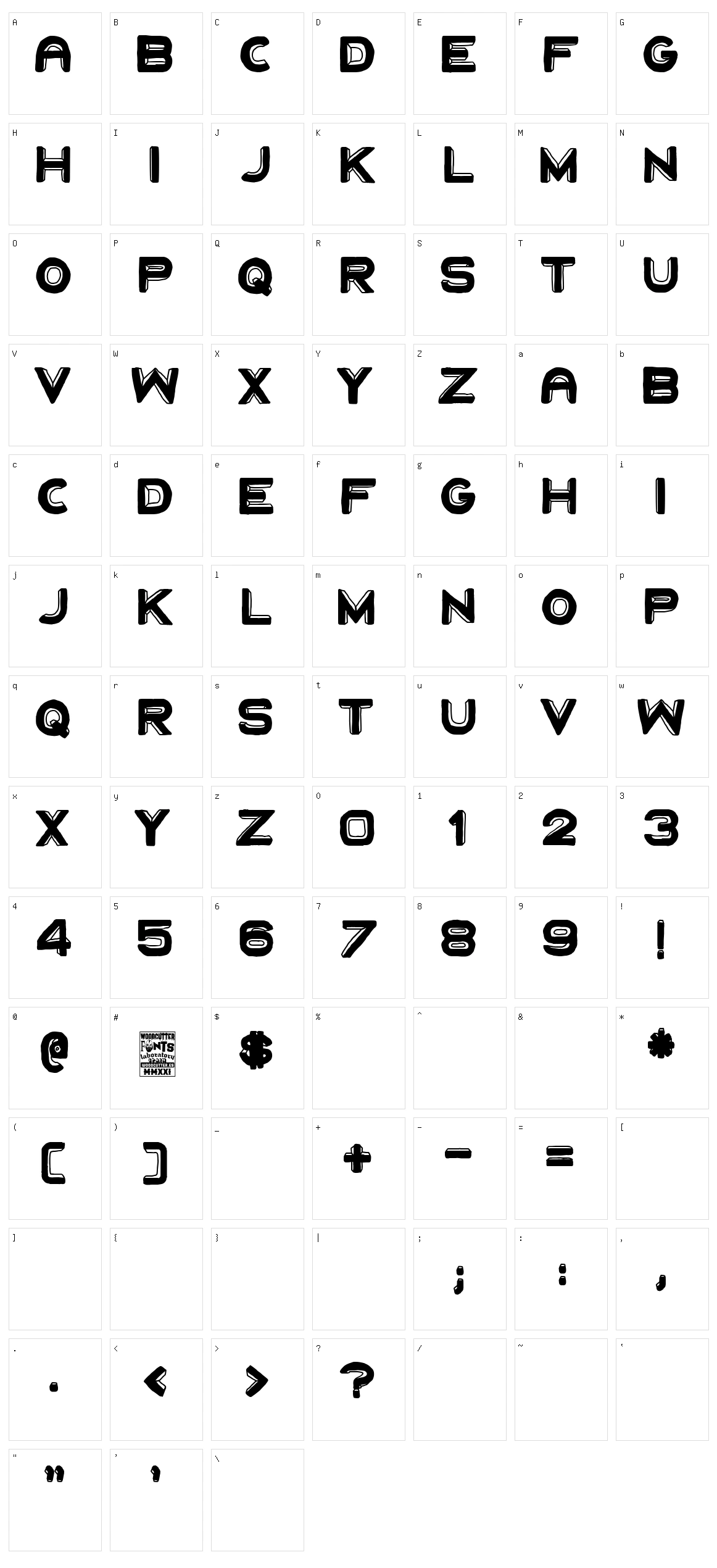 Sodomitas Club Character Set