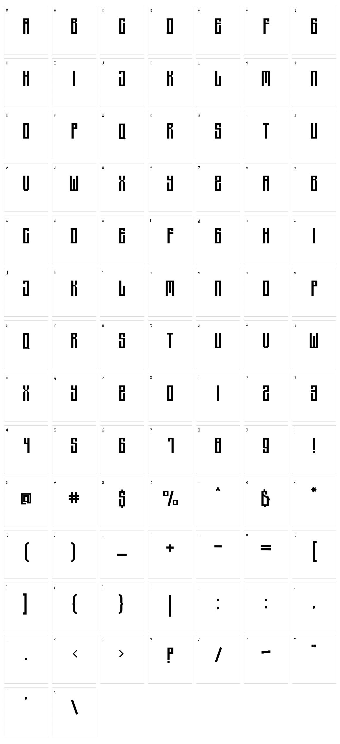 Start Game Character Set