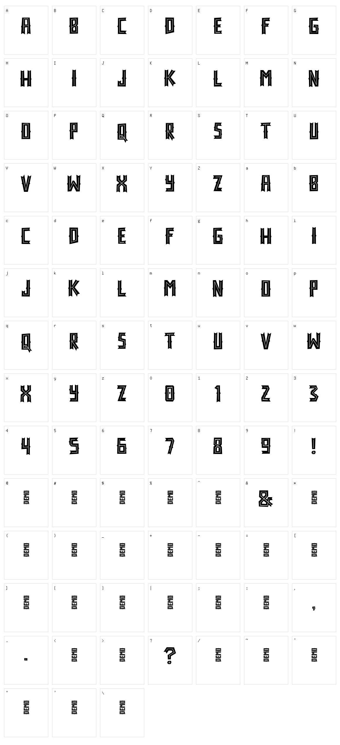 Survivor Character Set