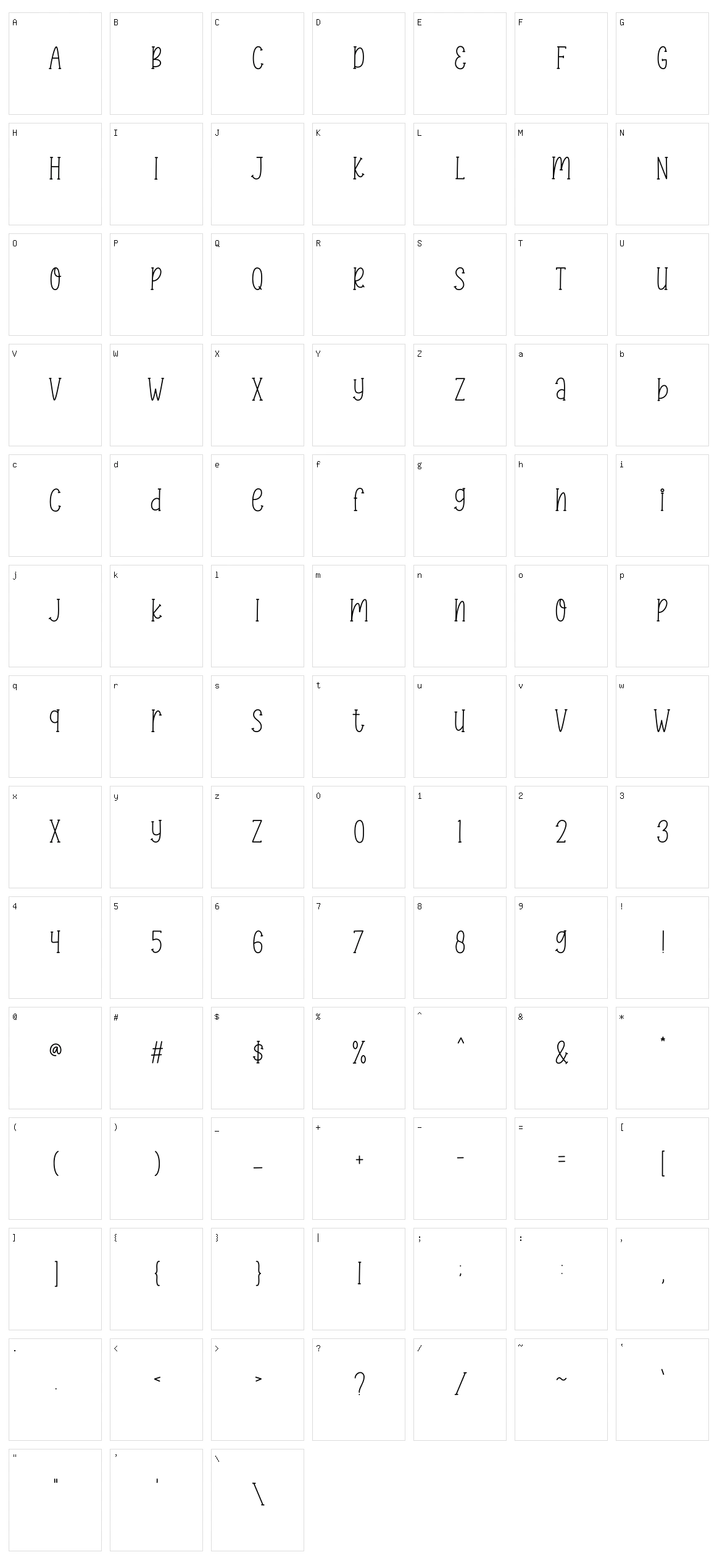 Sweet Camper Character Set