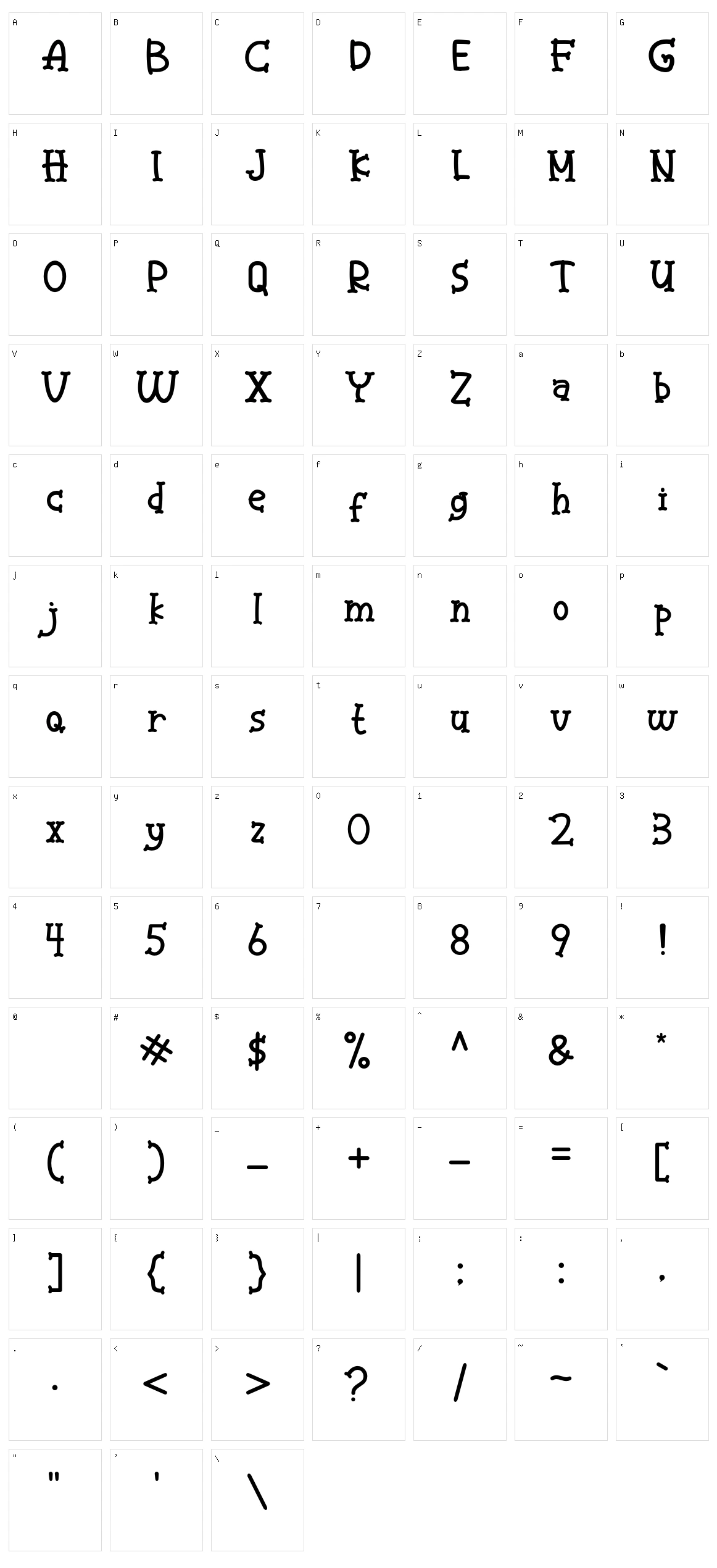 Sweet Honeymoon Character Set