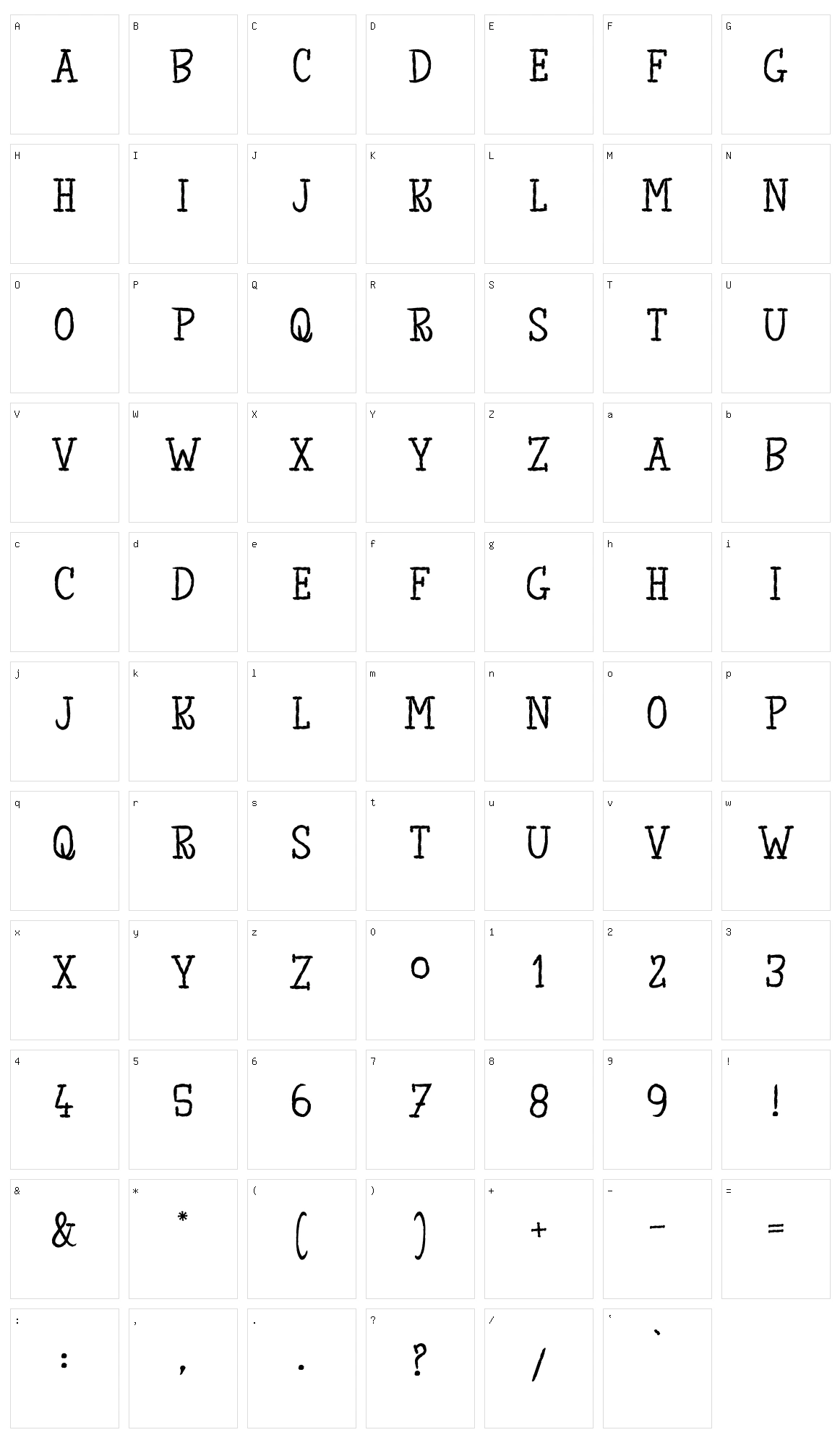 The King of Lost Towel Character Set