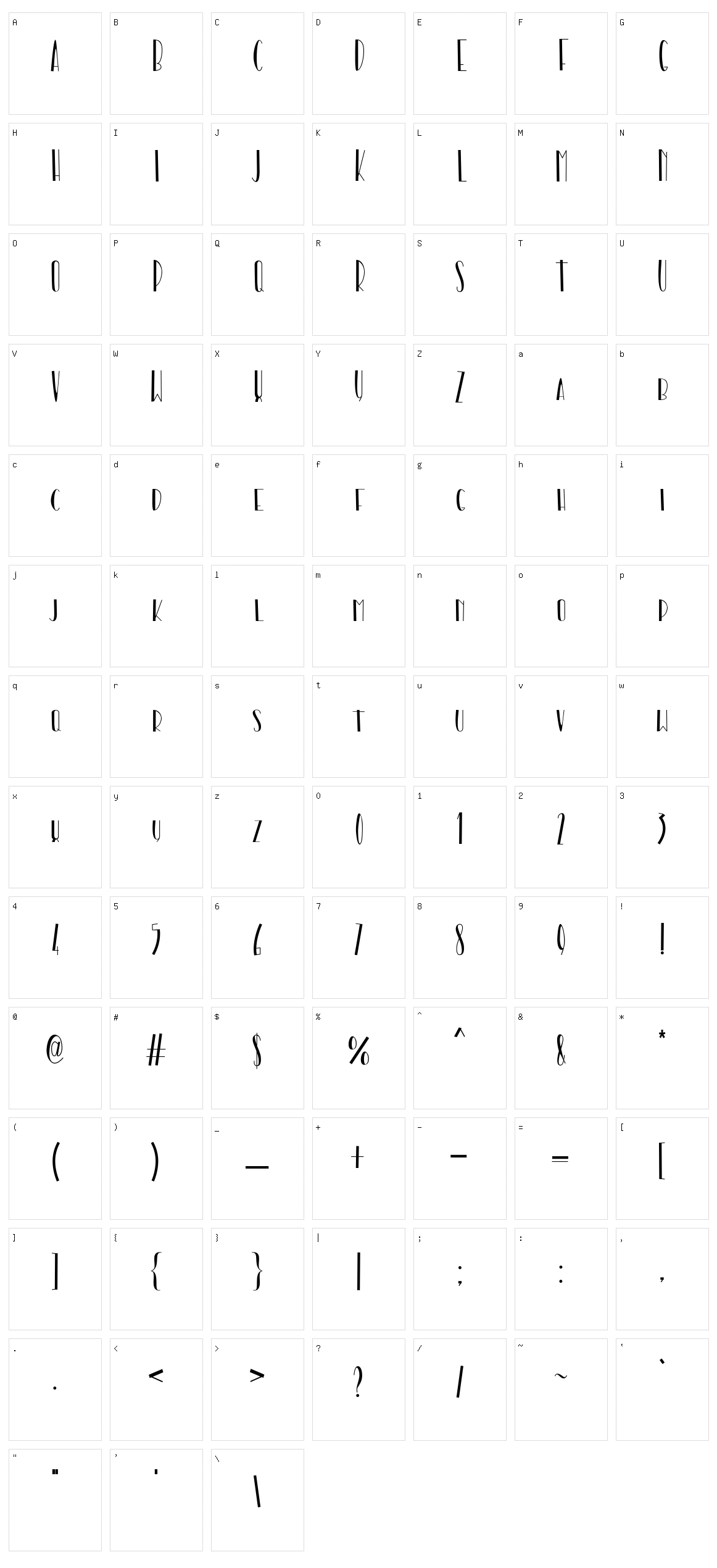 Thiny Bunny Character Set