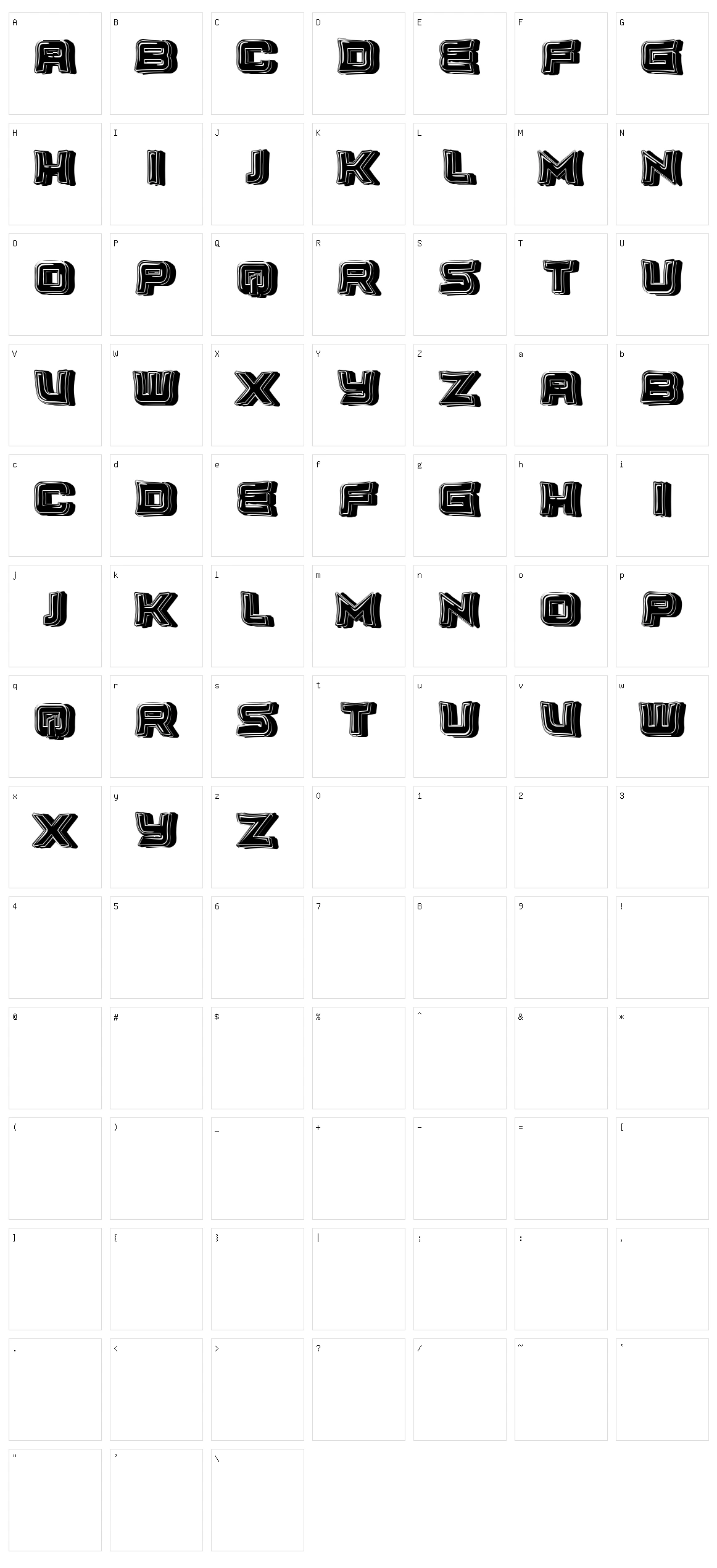 Unlimited Character Set