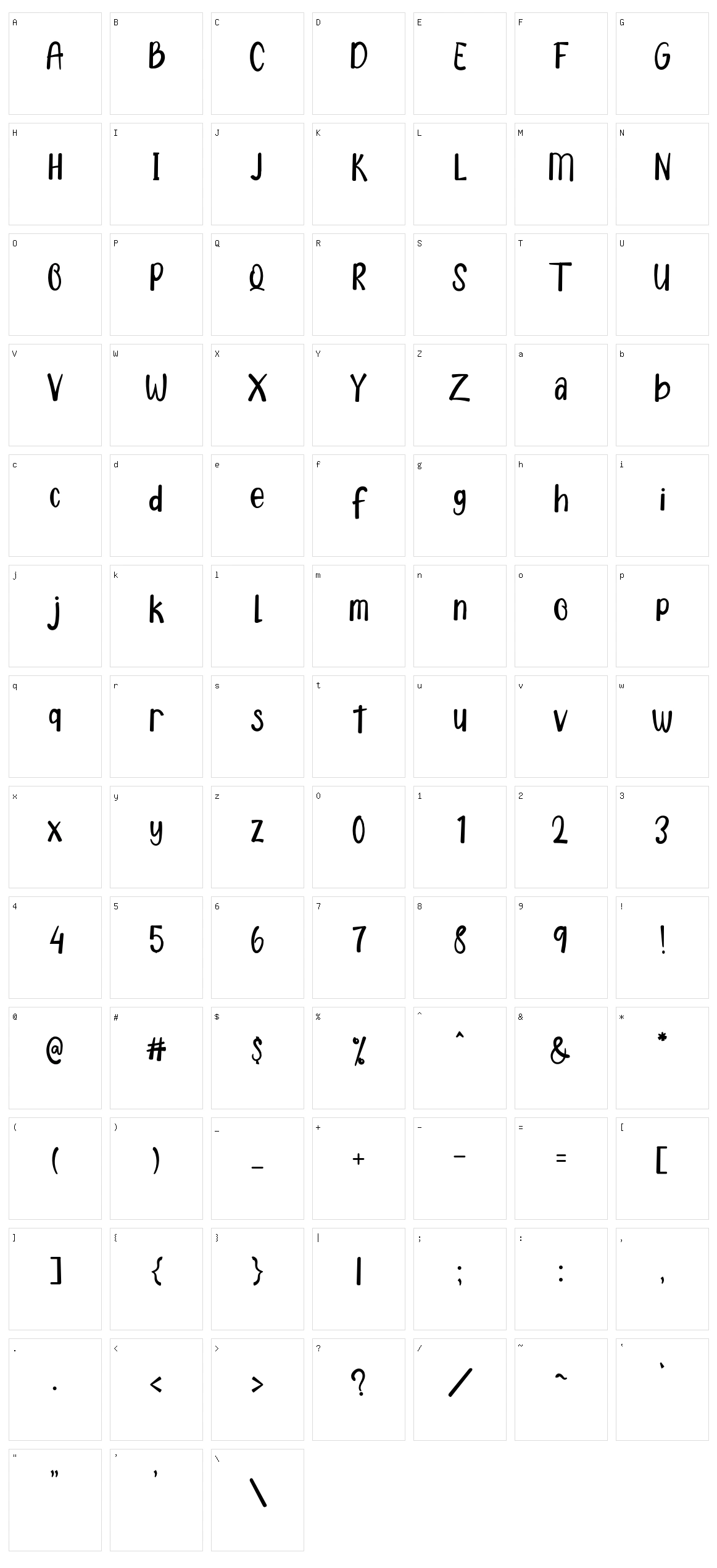 Valentine Time Character Set