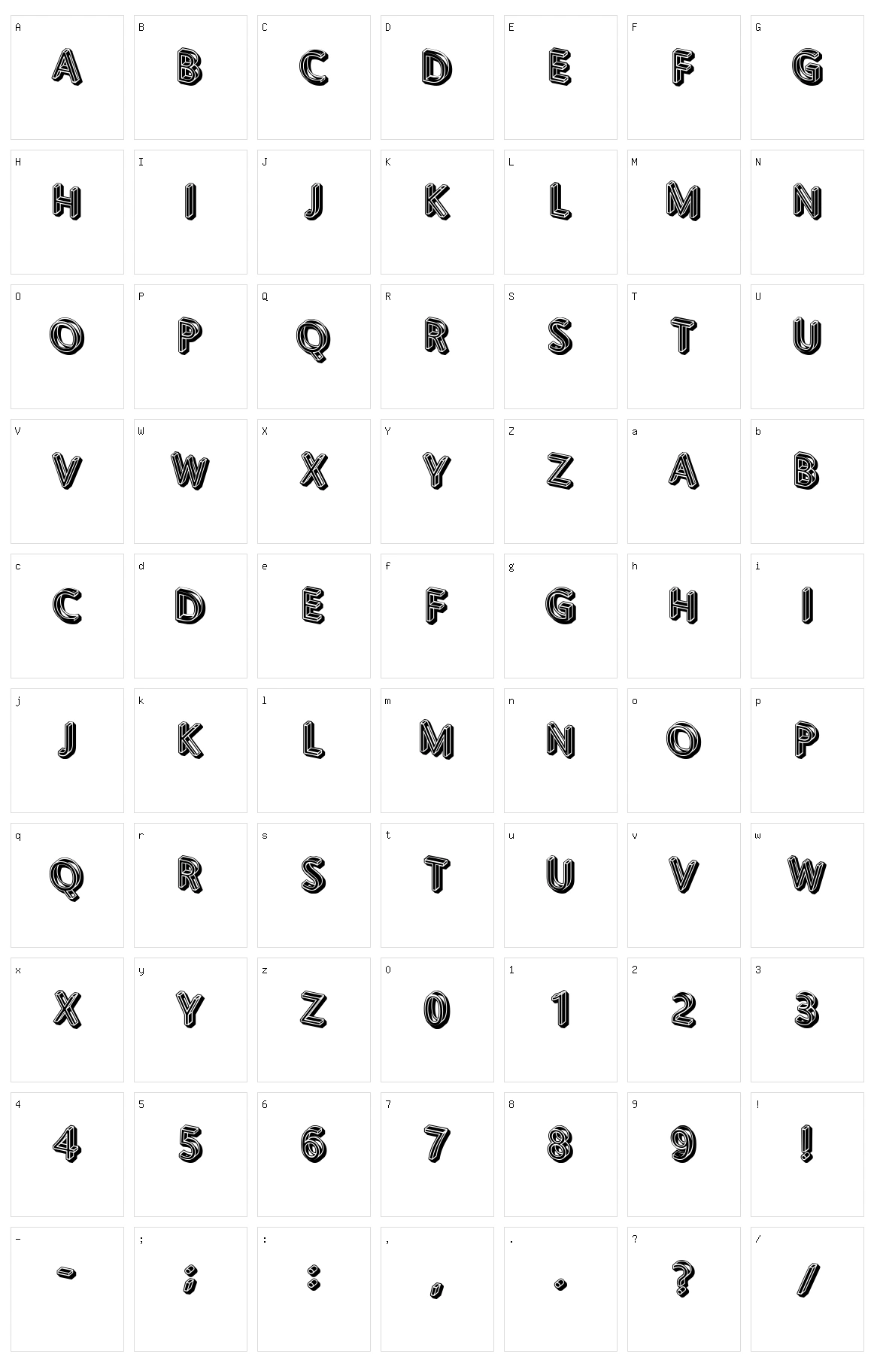 Worship Character Set