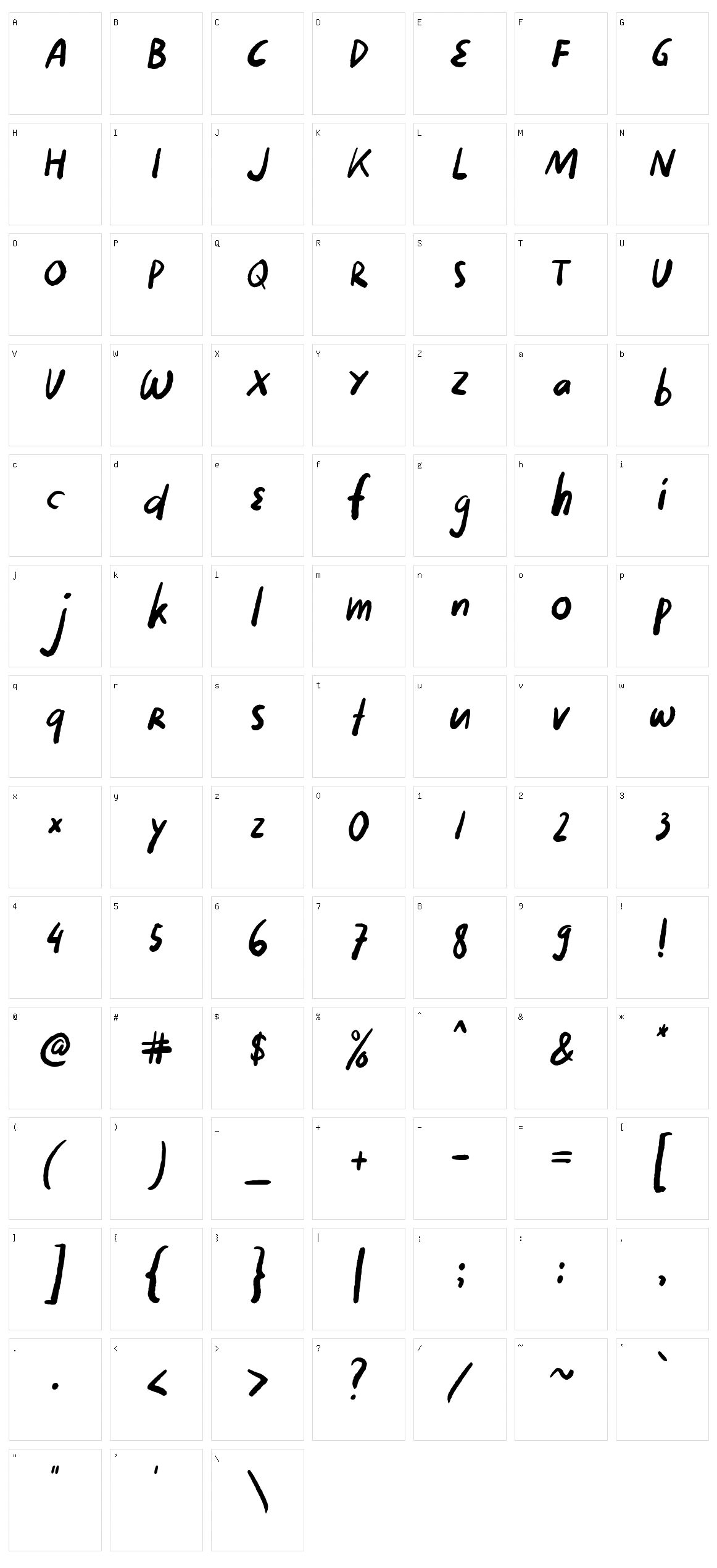 Moon Earth Character Set