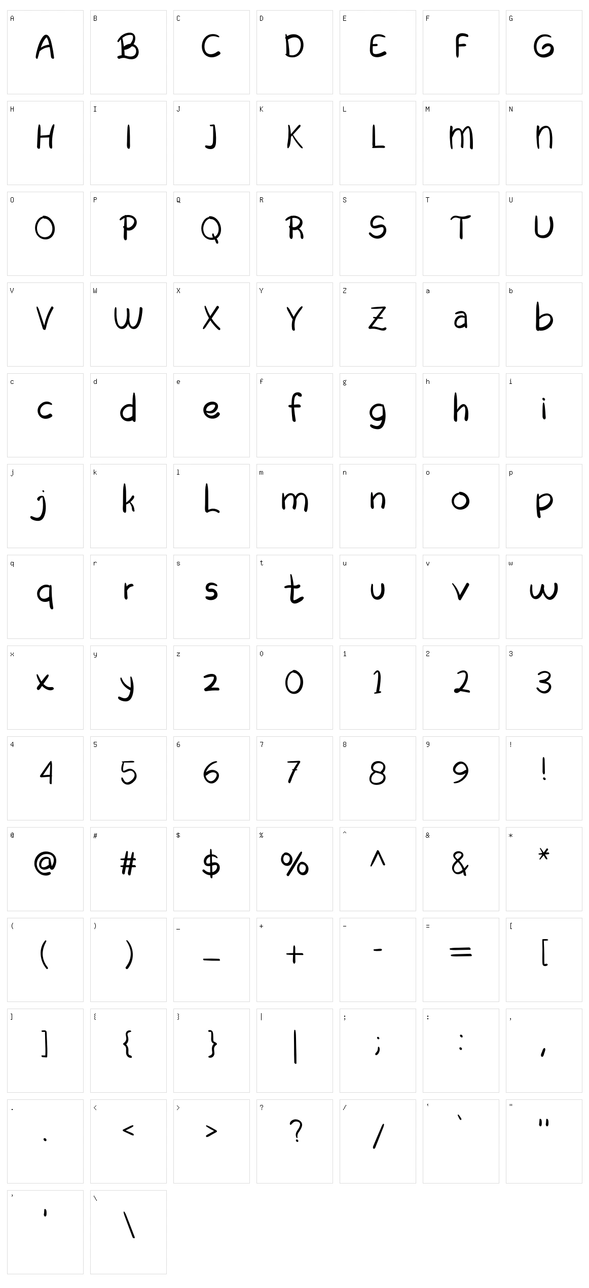 Fishing Character Set