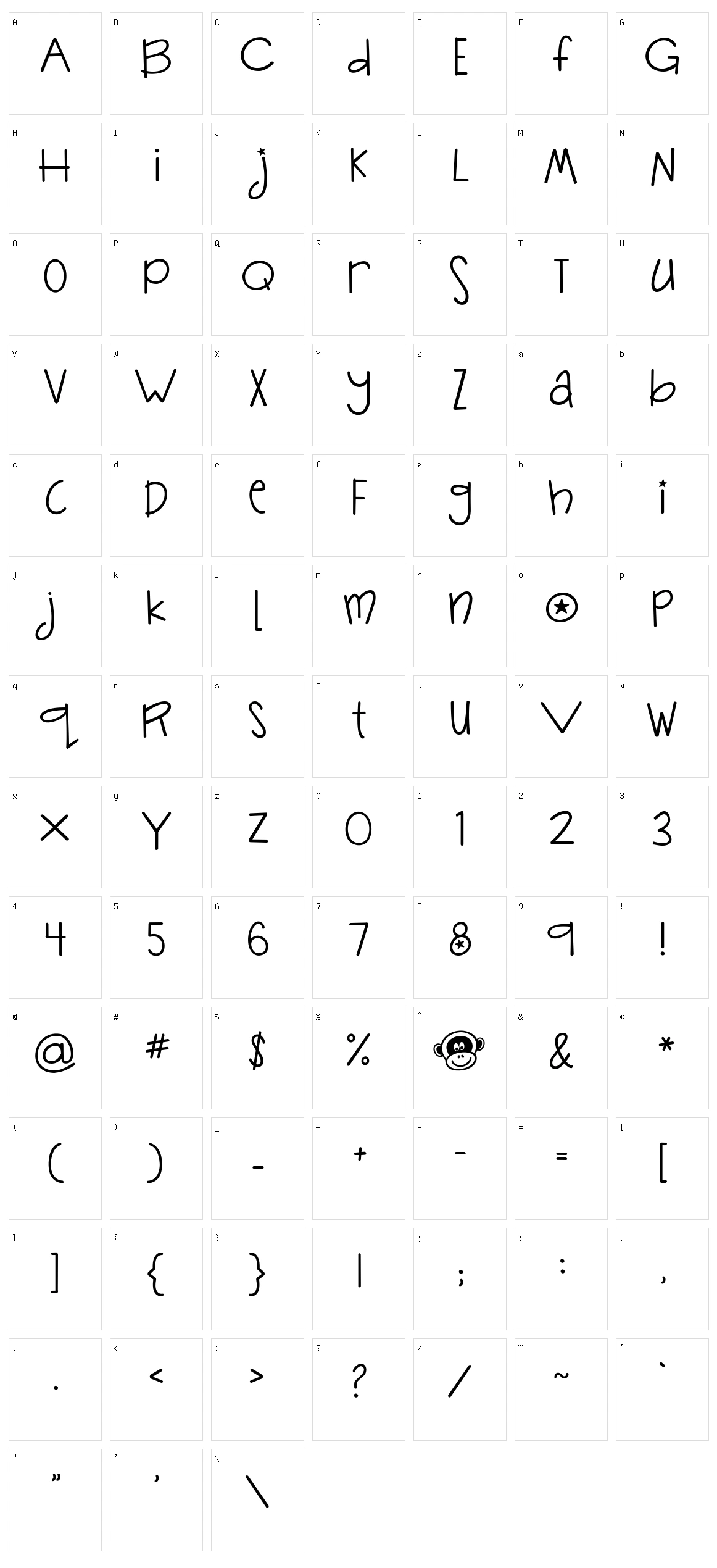 Janda Silly Monkey Character Set