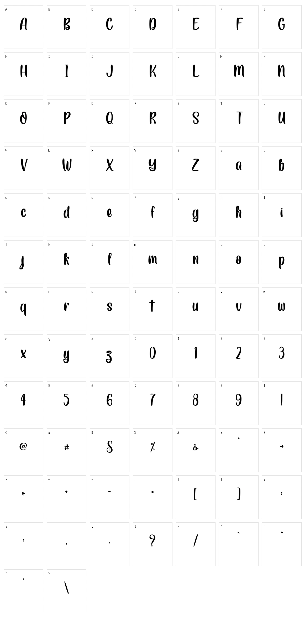 Crowny Character Set