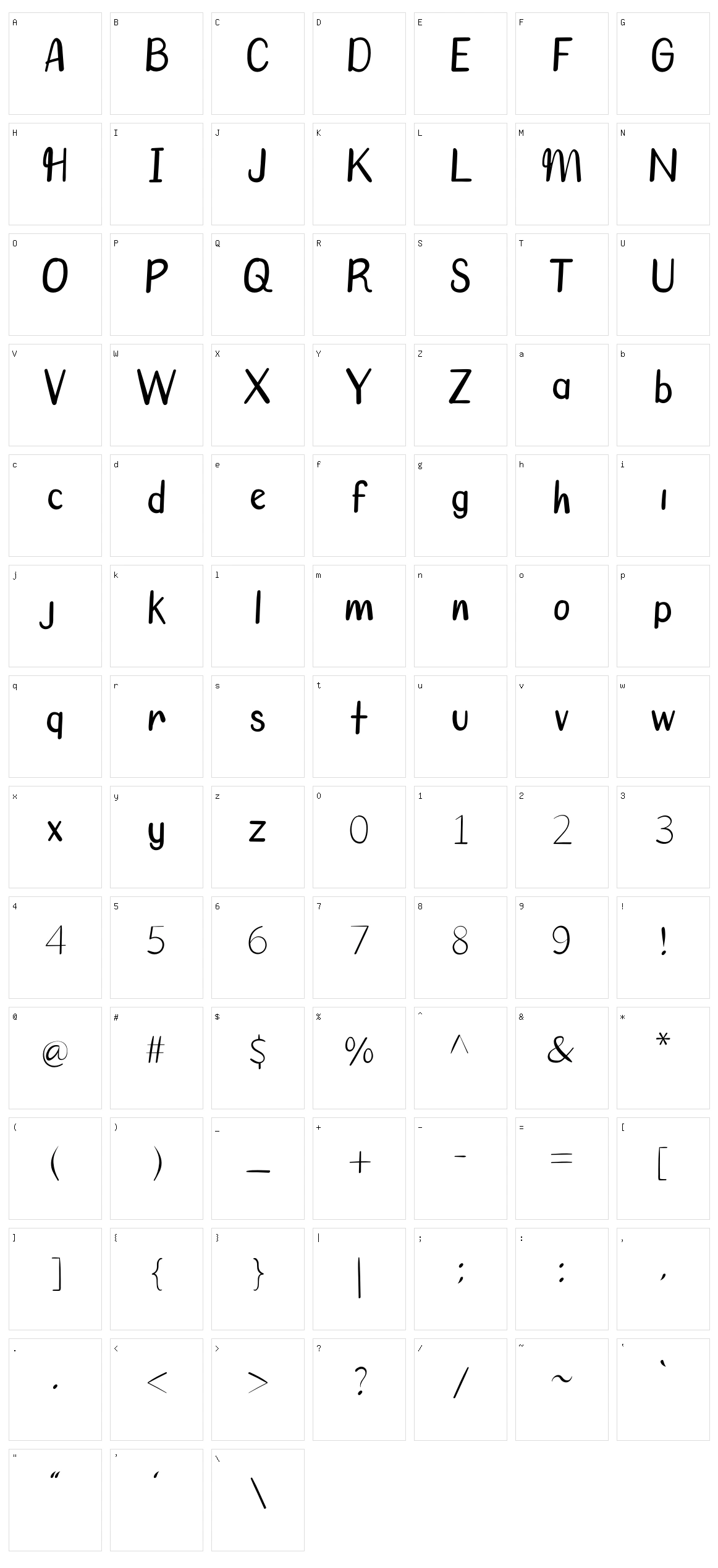 Shooting Star Character Set