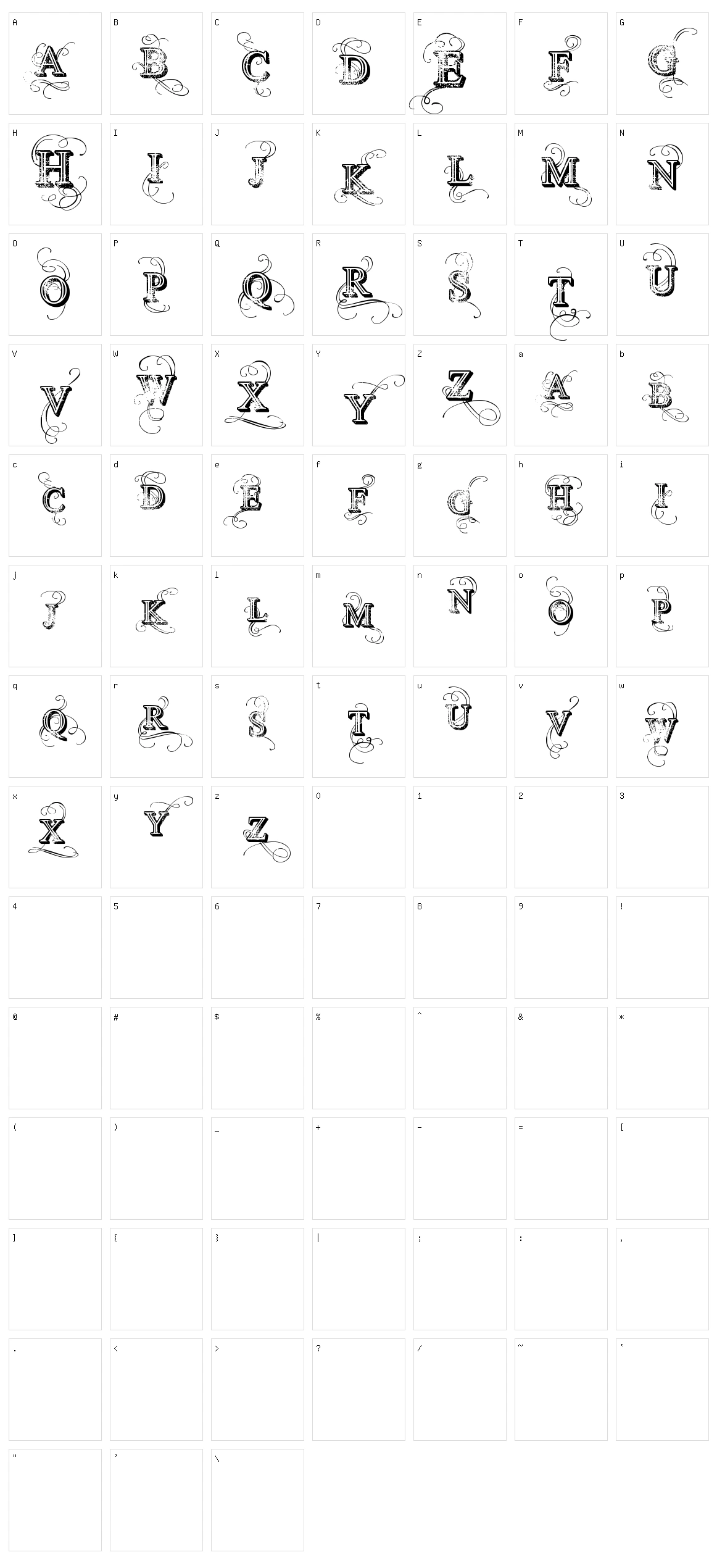 Vtks Simplex Beauty Character Set