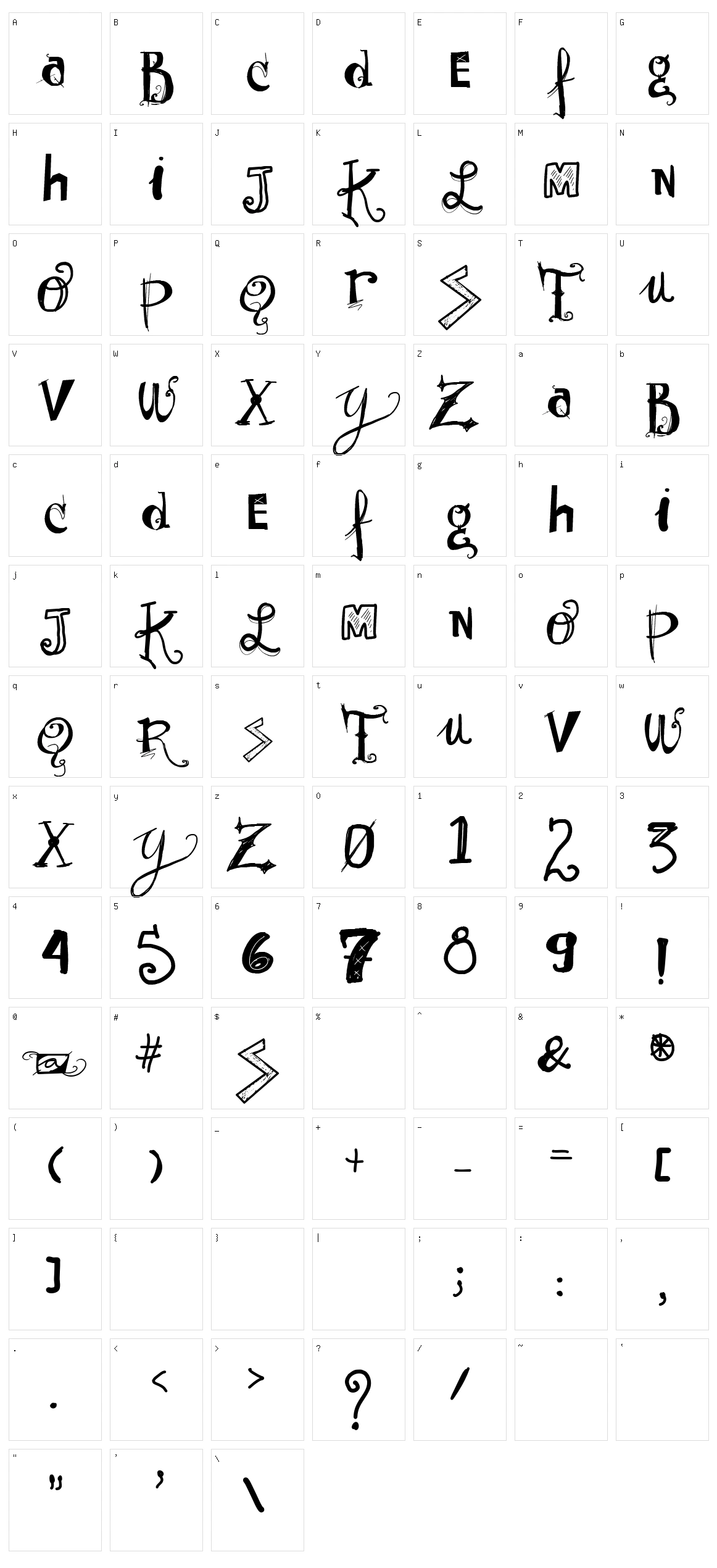 Vtks Sunny Day Character Set