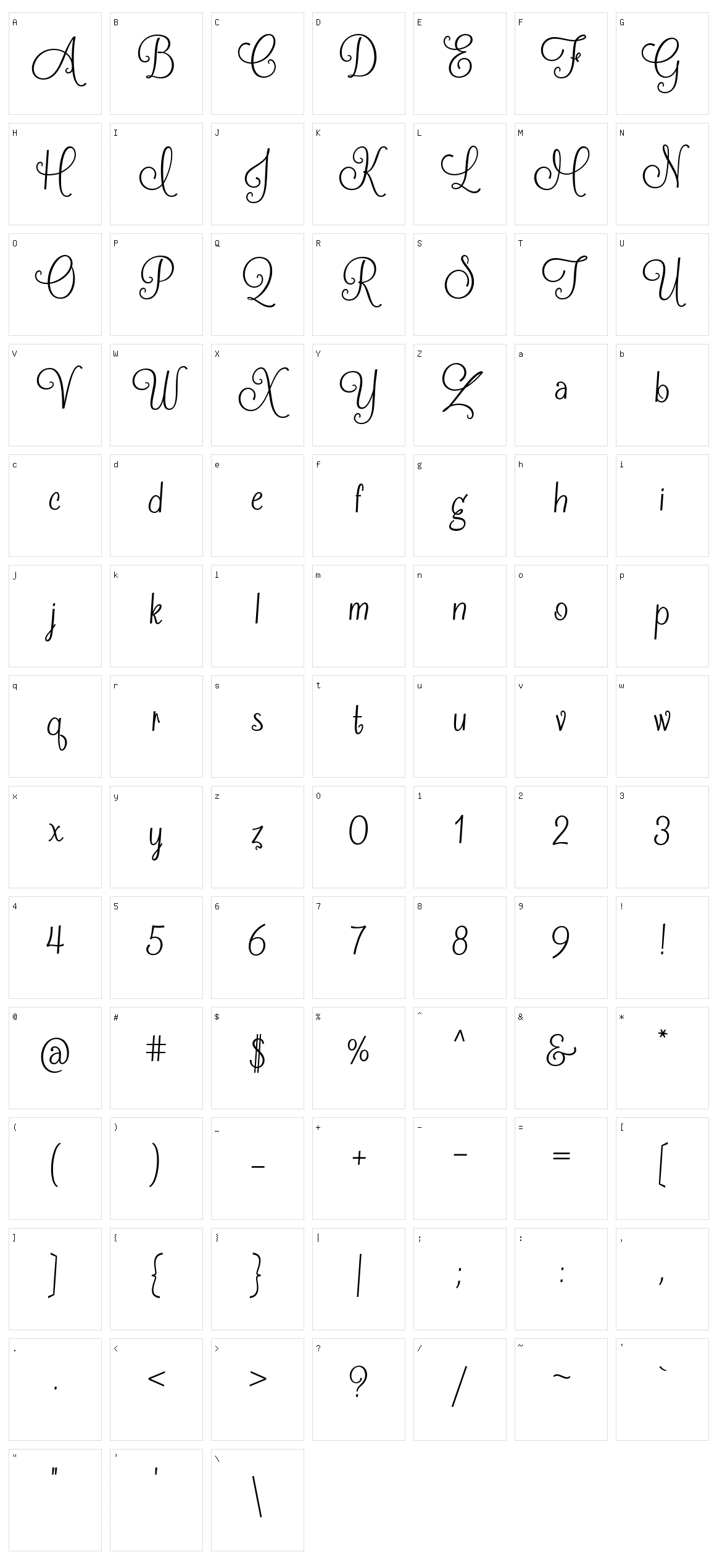 Frosting for Breakfast Character Set