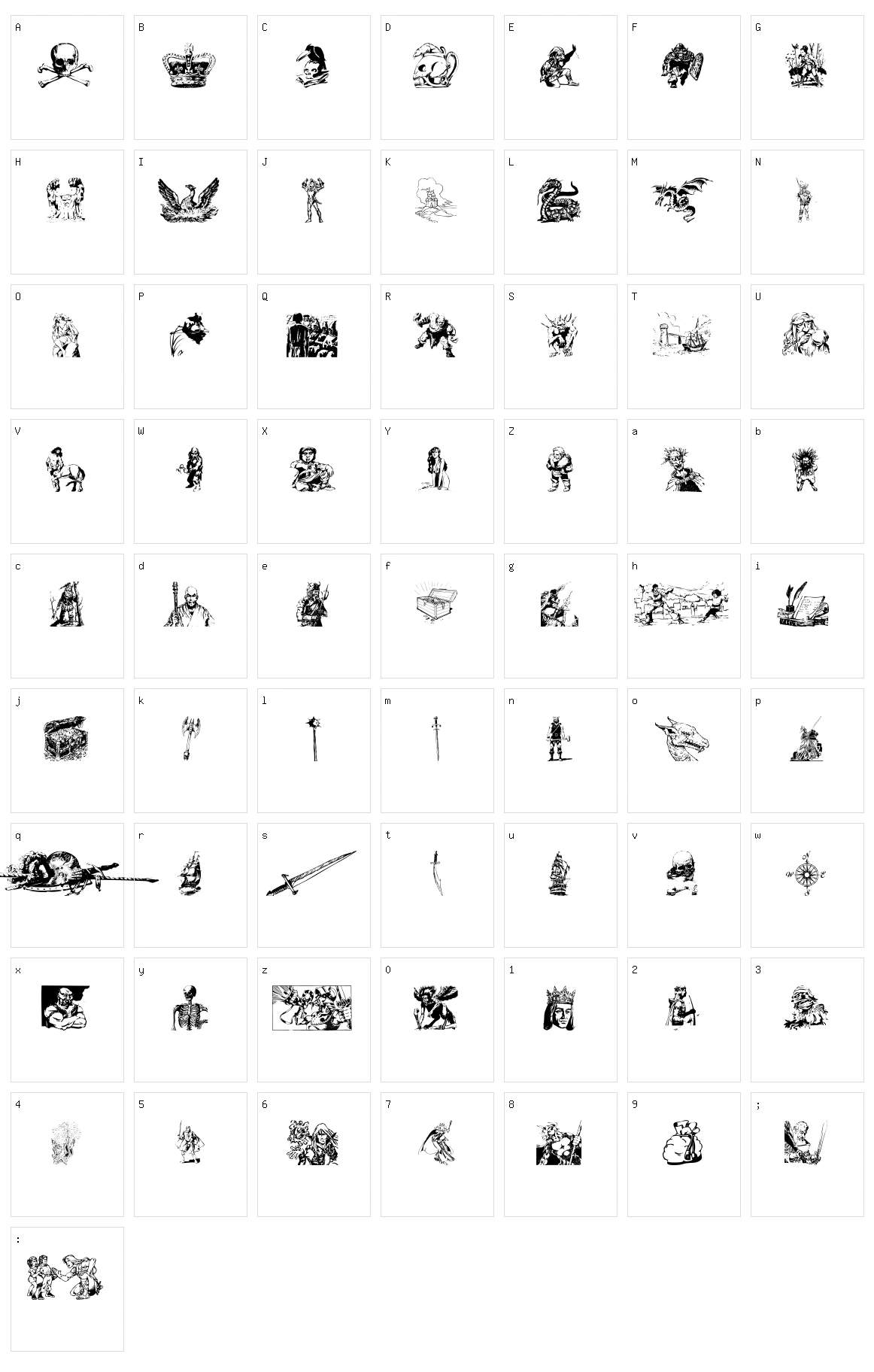 Fantasy Clipart  Character Set