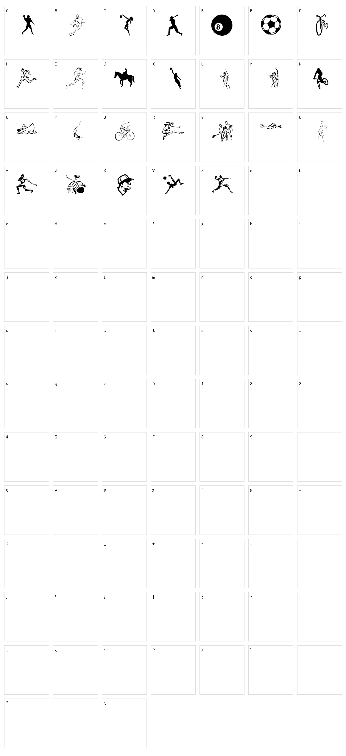 lpsports2  Character Set