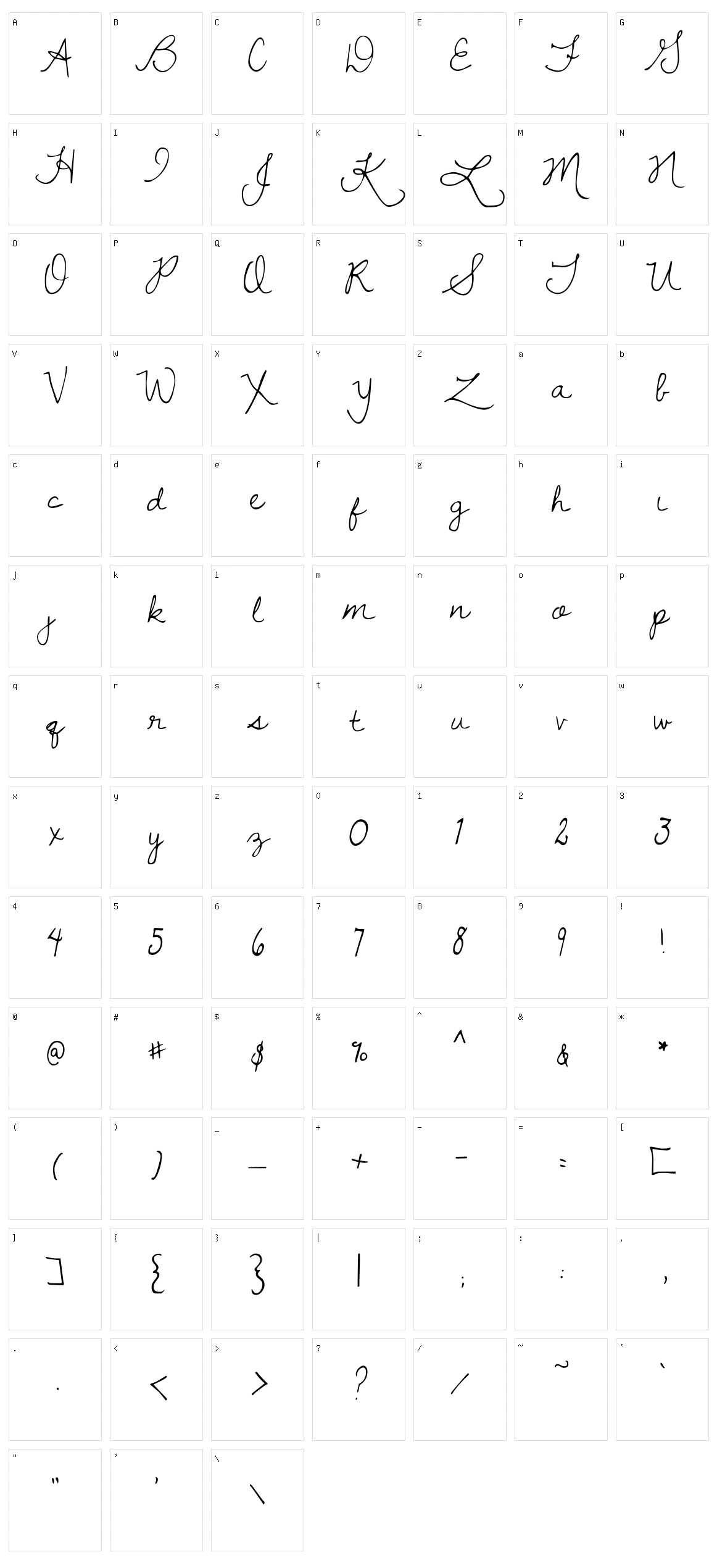 Dawning of a new day Character Set