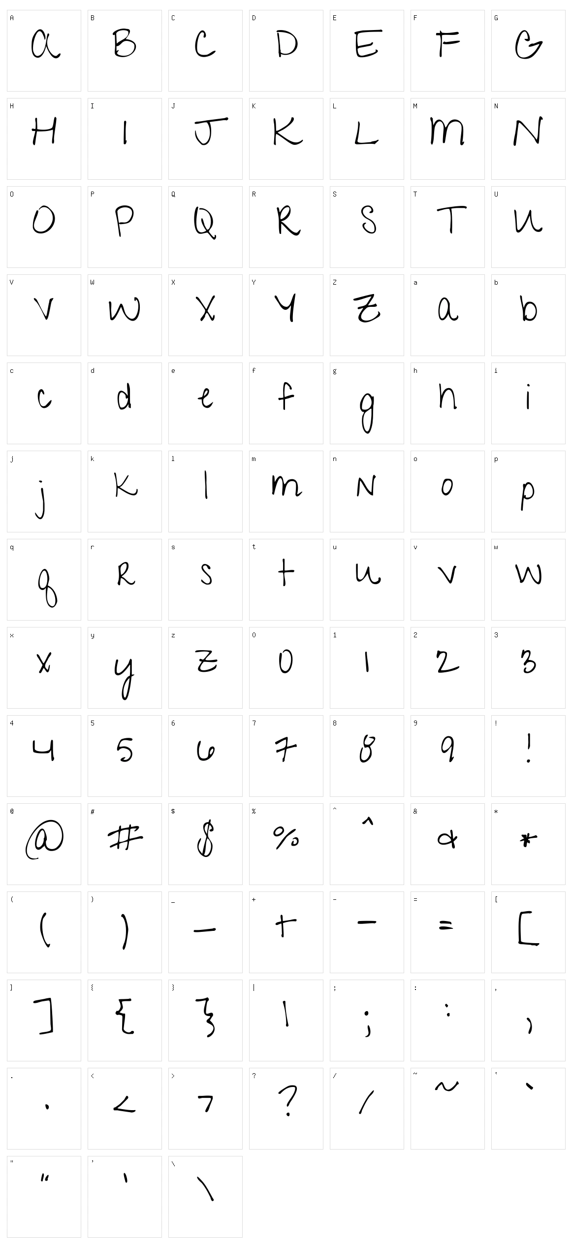 Give you glory Character Set