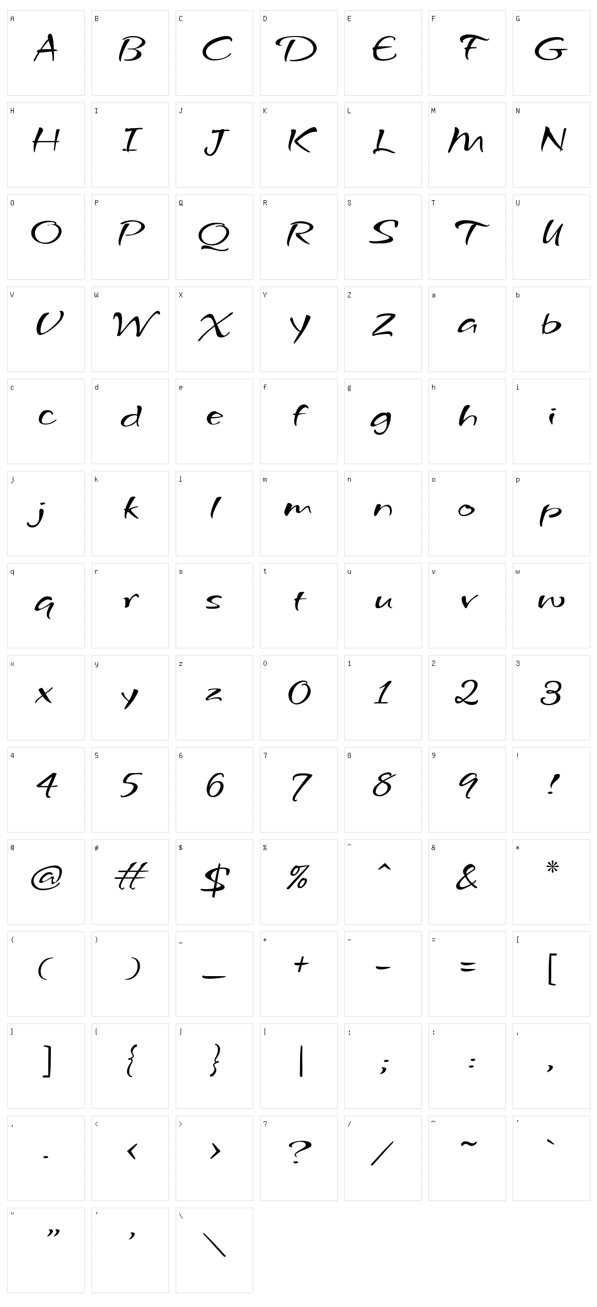 Grechen fuemen Character Set