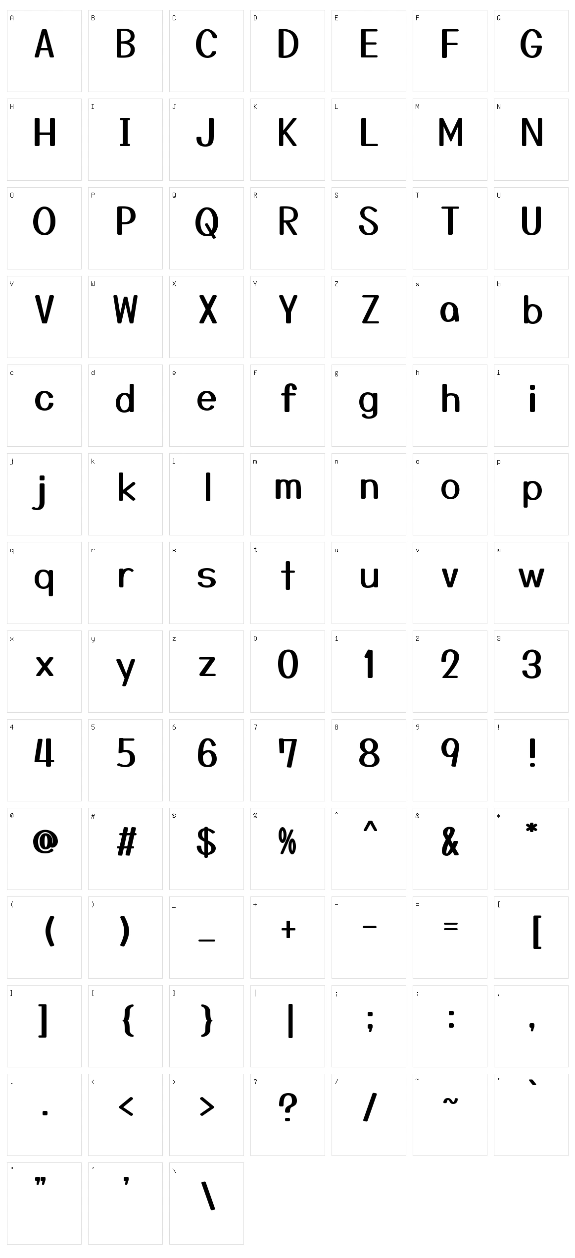 Yusei magic Character Set