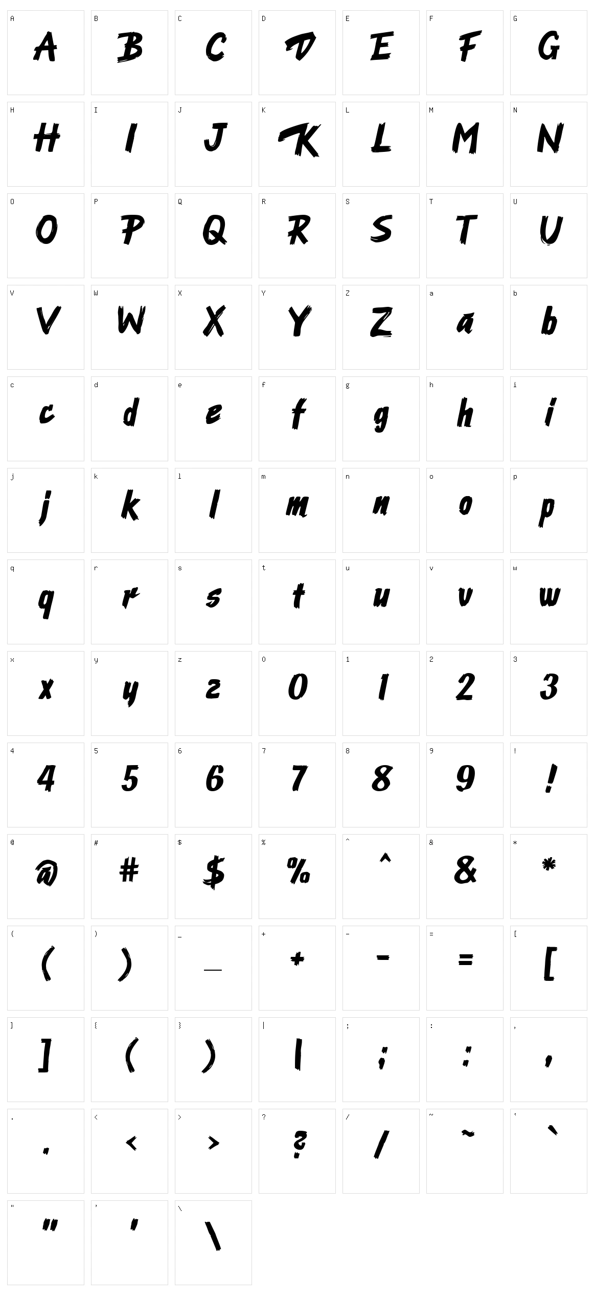 Ode an Erik AH Character Set