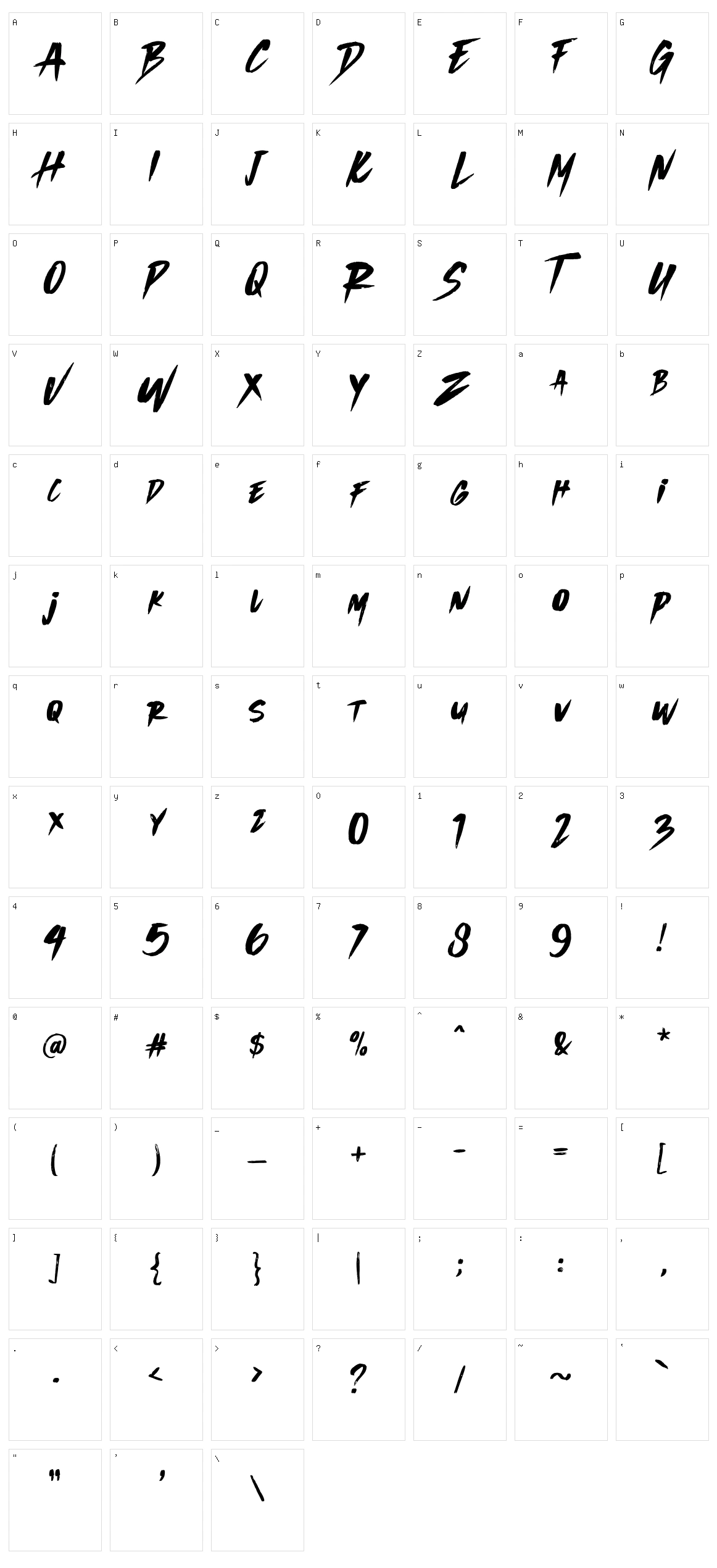 Wild Wolf Character Set