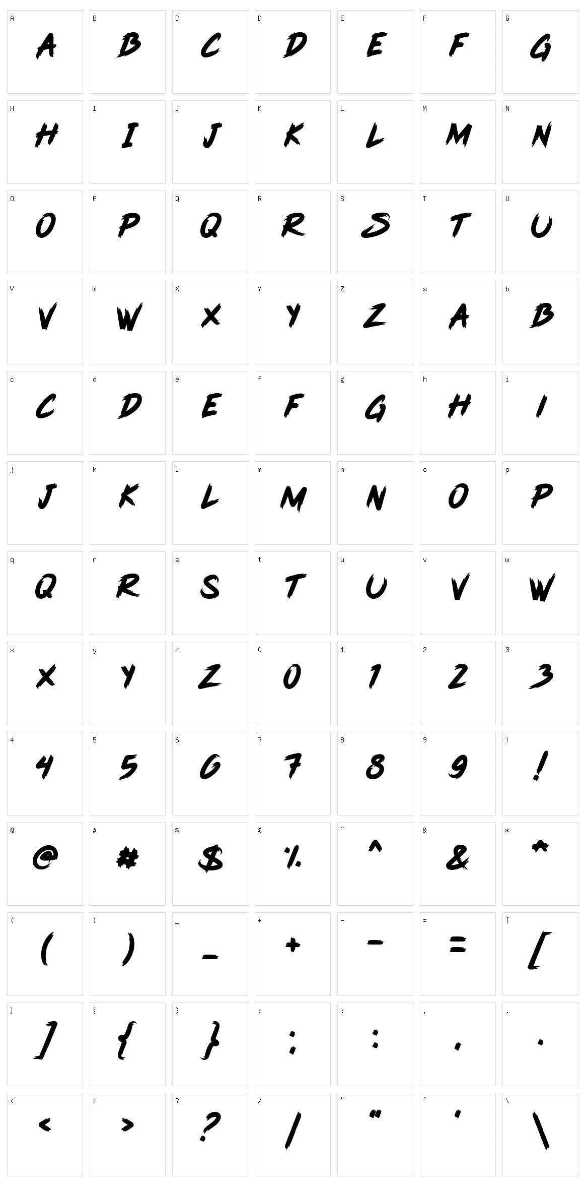 Pink Blue Character Set