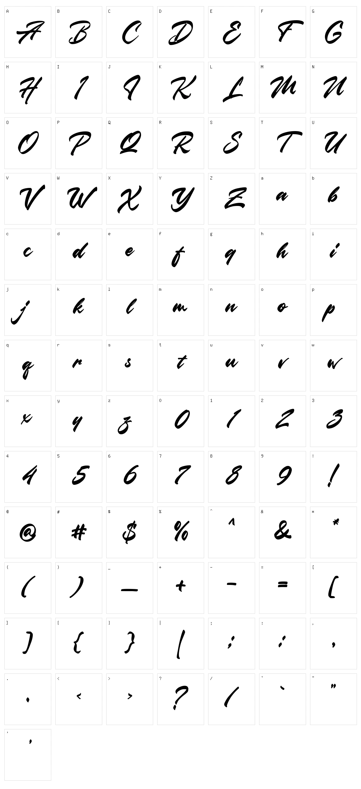 Magic Frankie Character Set