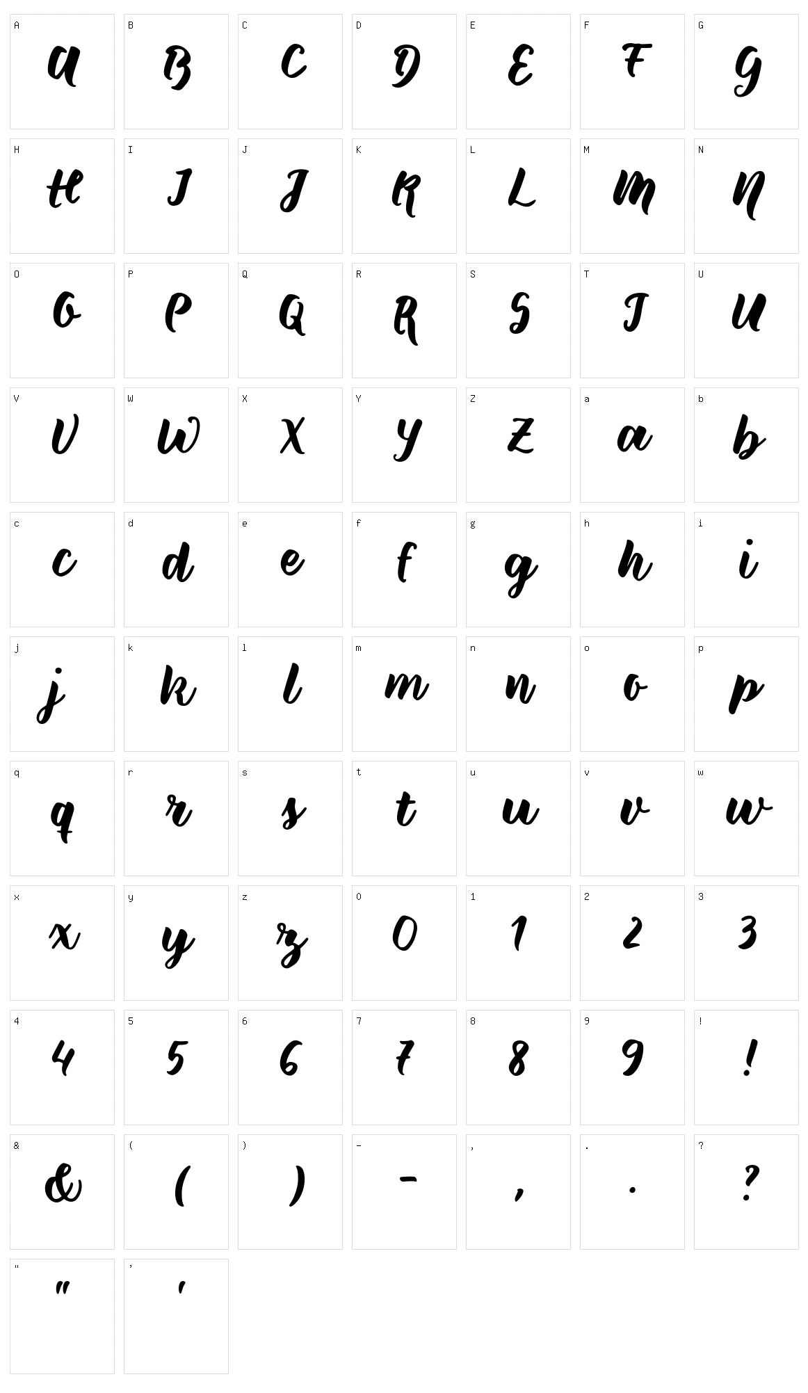 Wild Creatures Character Set