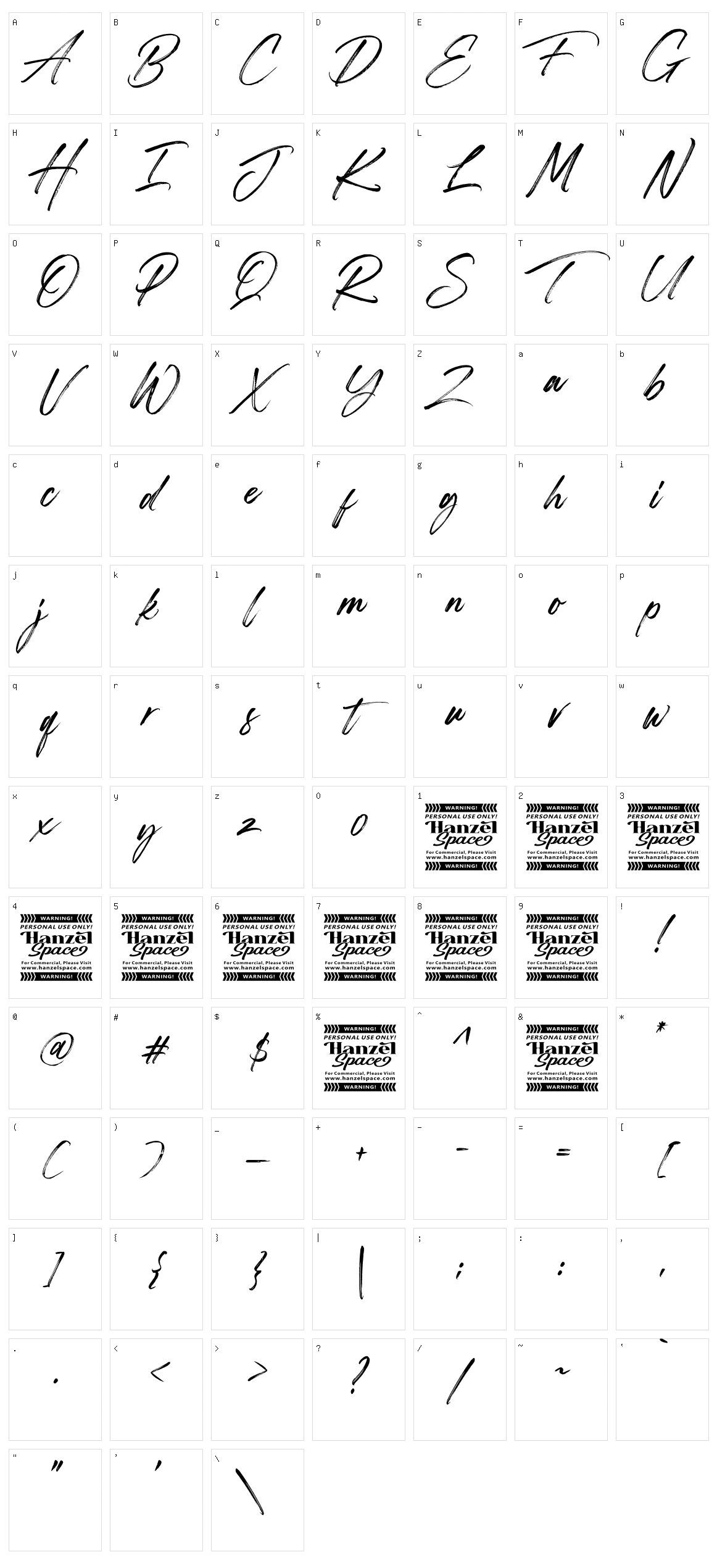 Twilight Character Set