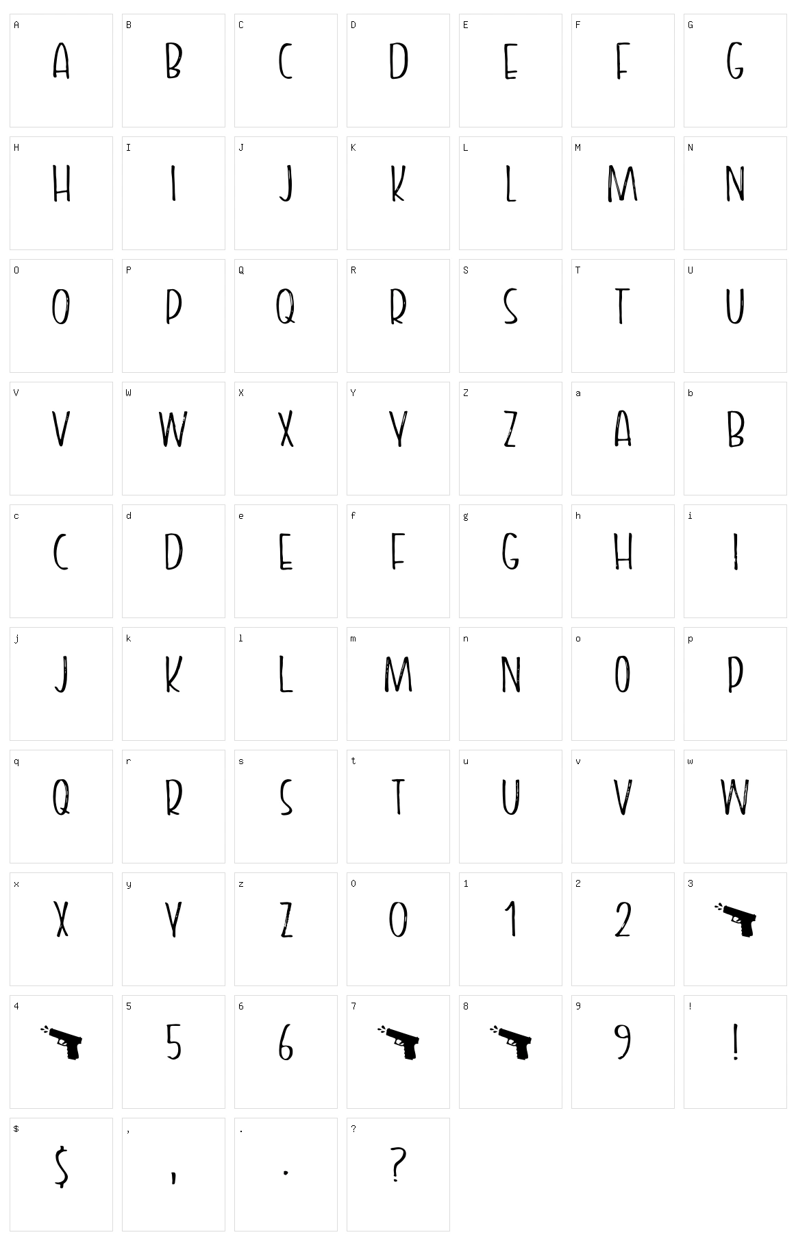 Packing Heat Character Set