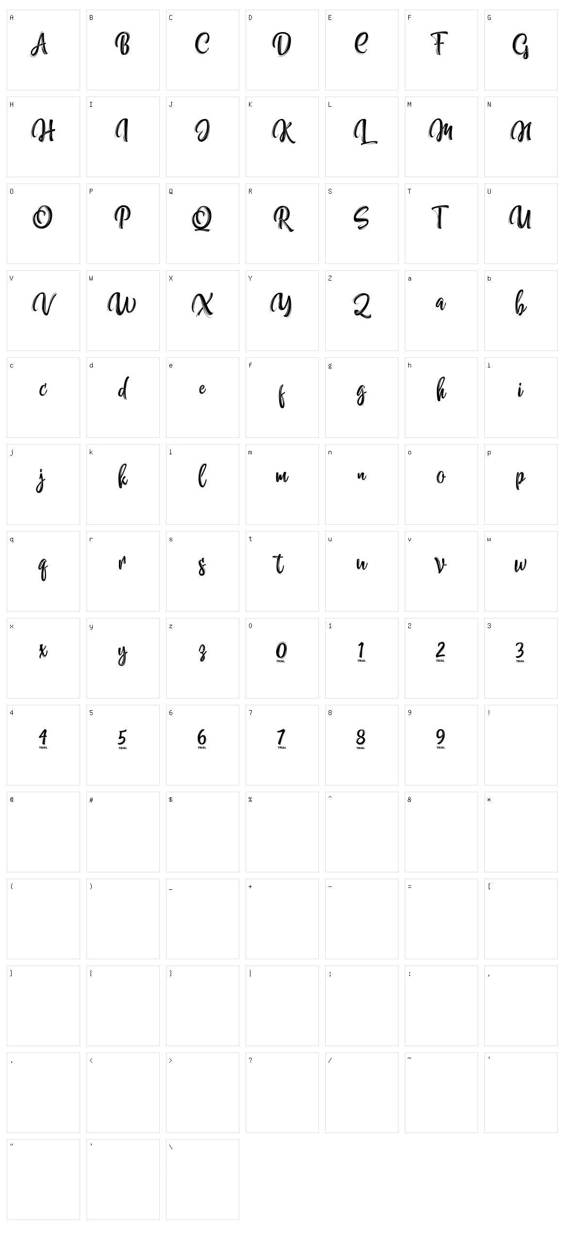 Nettizen Character Set